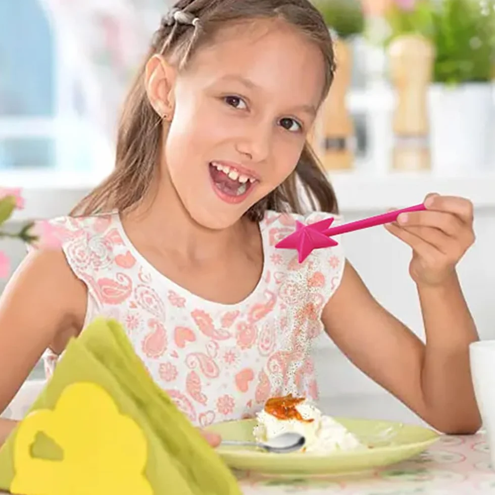 Salière Baguette Magique Distributeur Sel Et Poivre en Forme D'étoile Bouteille à Épices avec Trous 4 Pièces