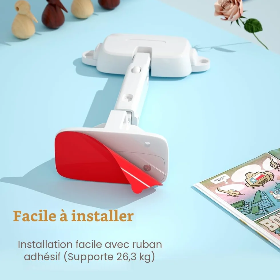 SAFELON Limiteur de Fenêtre Réglable Sécurité Enfants Animaux 1 Pièce Blanc