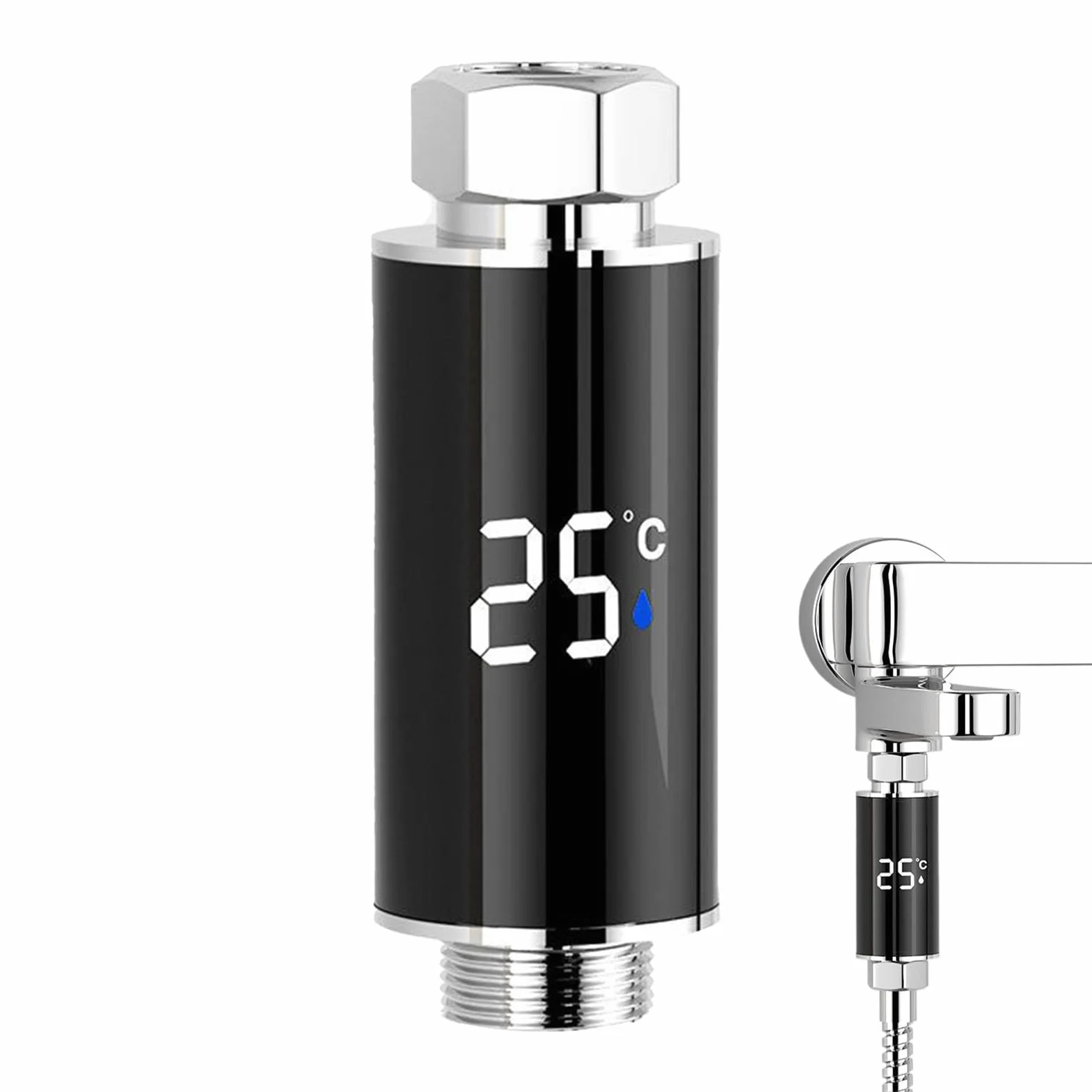 Thermomètre de Bain LED Étanche Portable pour Bébé