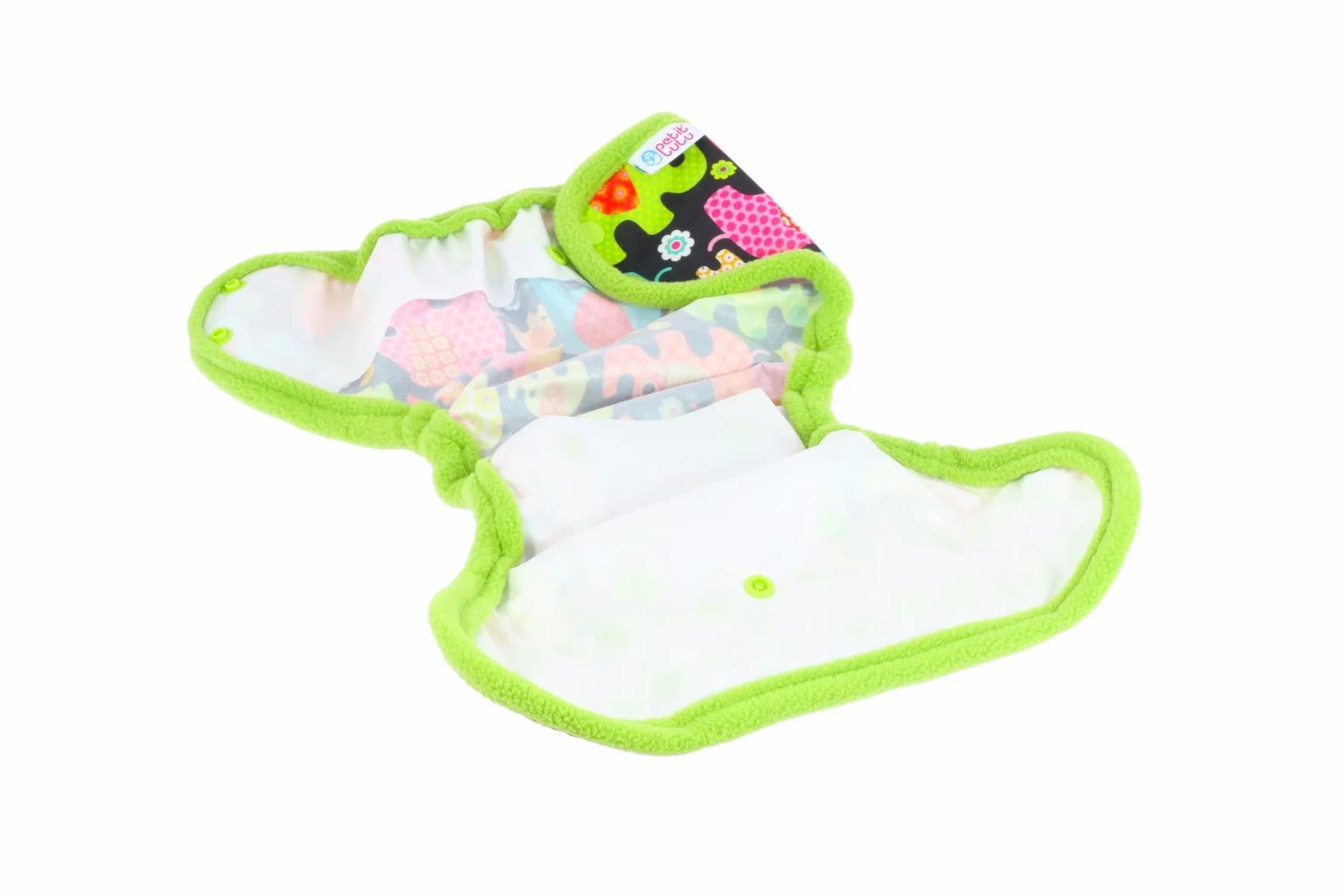 Culotte de Protection Petit Lulu Couvre-Couche Taille Unique Fermeture à Pressions Réutilisable Lavable Étanche Fabriqué en Europe