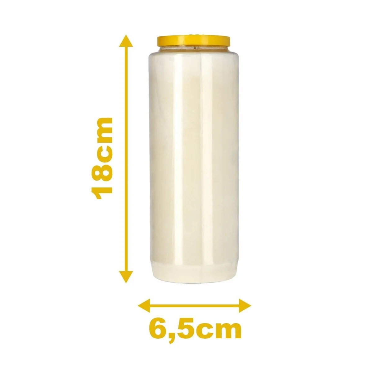 Bougie de neuvaine Kristen 9 jours lot de 10 pièces – 216 heures combustion blanc funéraire commémorative