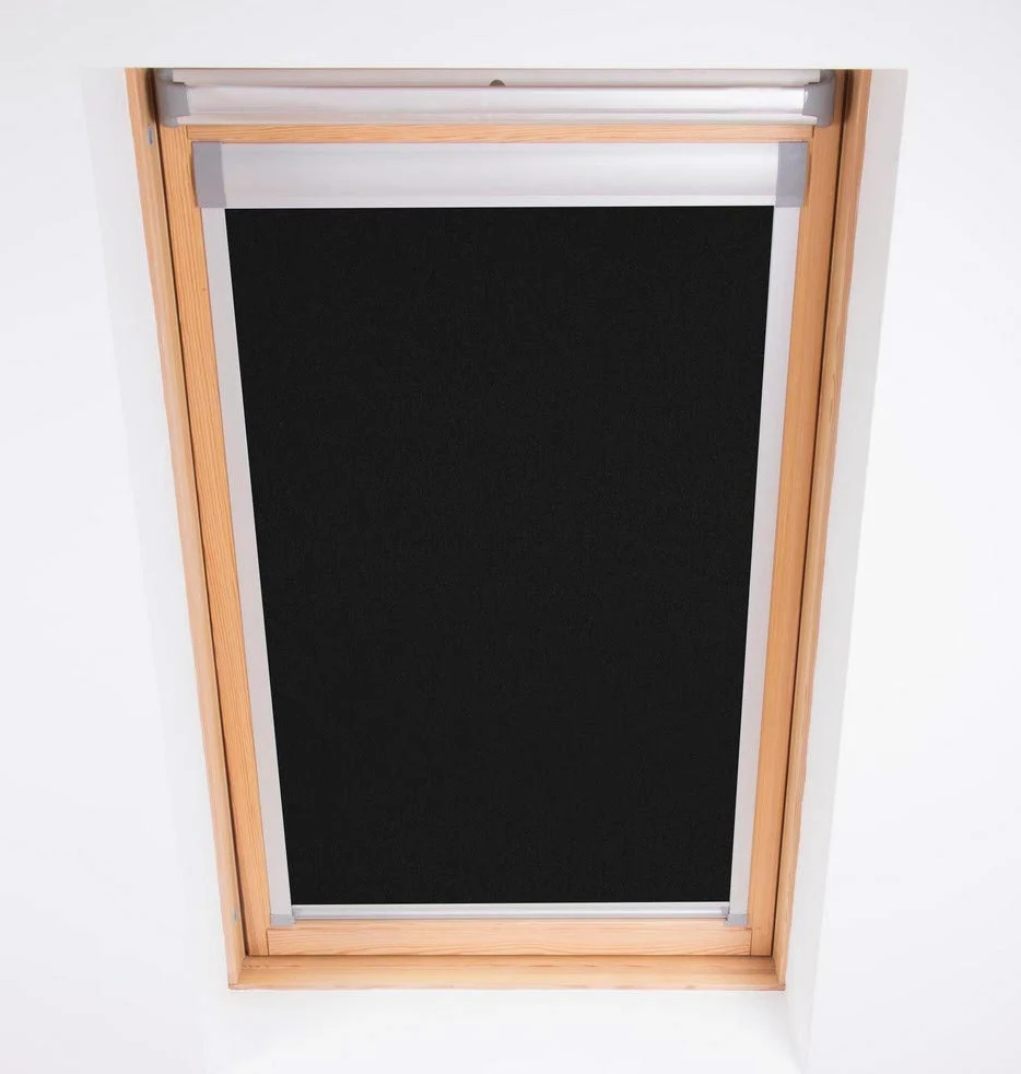 Bloc Skylight Blind 1 (55/78) pour fenêtres de Toit Fakro, Noir