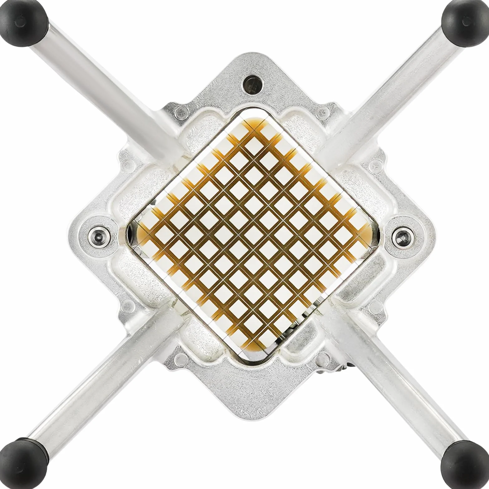VEVOR Coupe-Frites Professionnel Manuel Coupe-Légumes Multifonction 4 Lames en Inox 12,7/6,4/9,5 mm