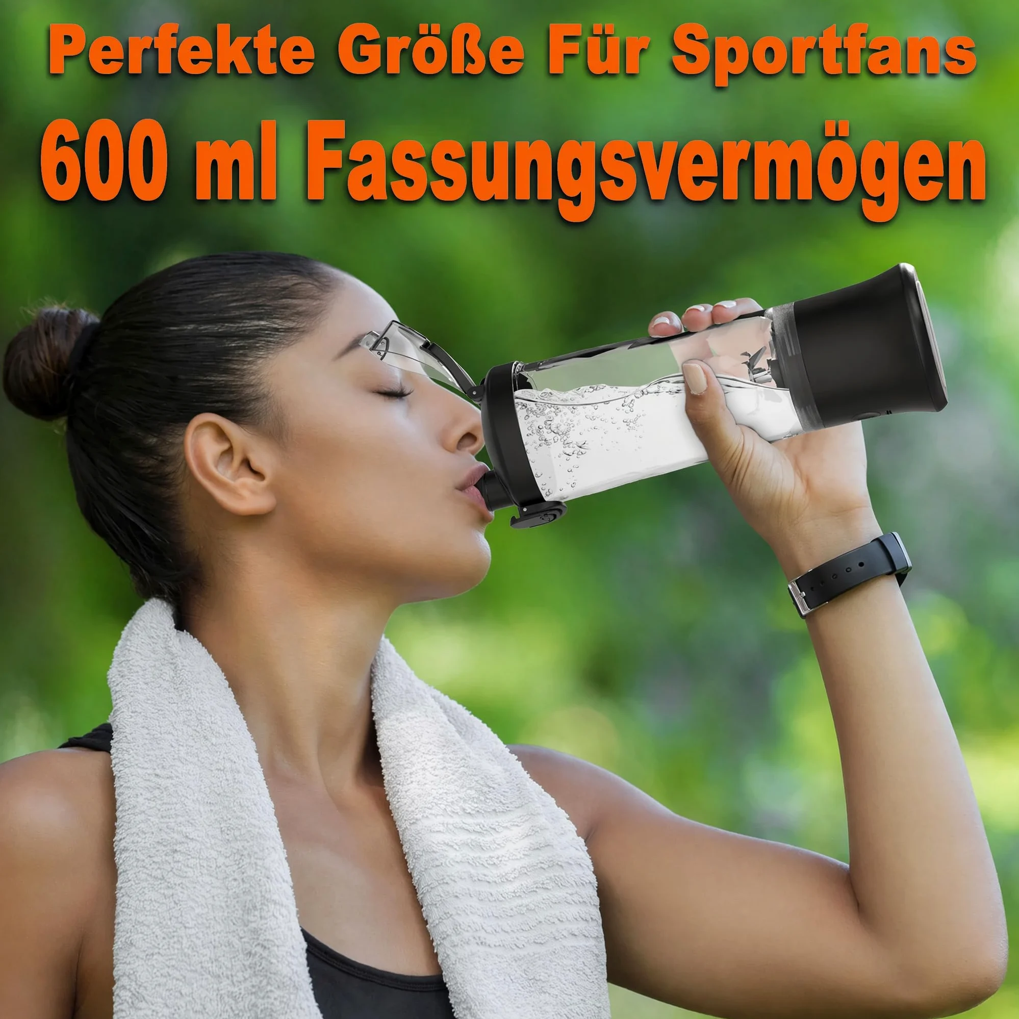Mélangeur portable de 591 ml, 240 W rechargeable par USB avec écran LED, modes impulsion et mélange, étanchéité IPX7, sans BPA, presse-agrumes de voyage pour shakes, broyage de glace, sport et plein