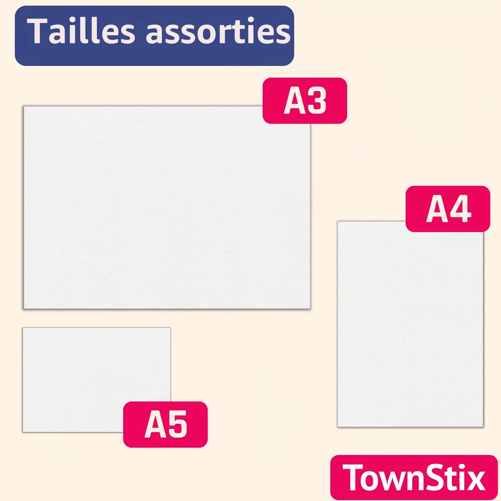 Papier Cartonné Blanc A4 350g 20 Feuilles