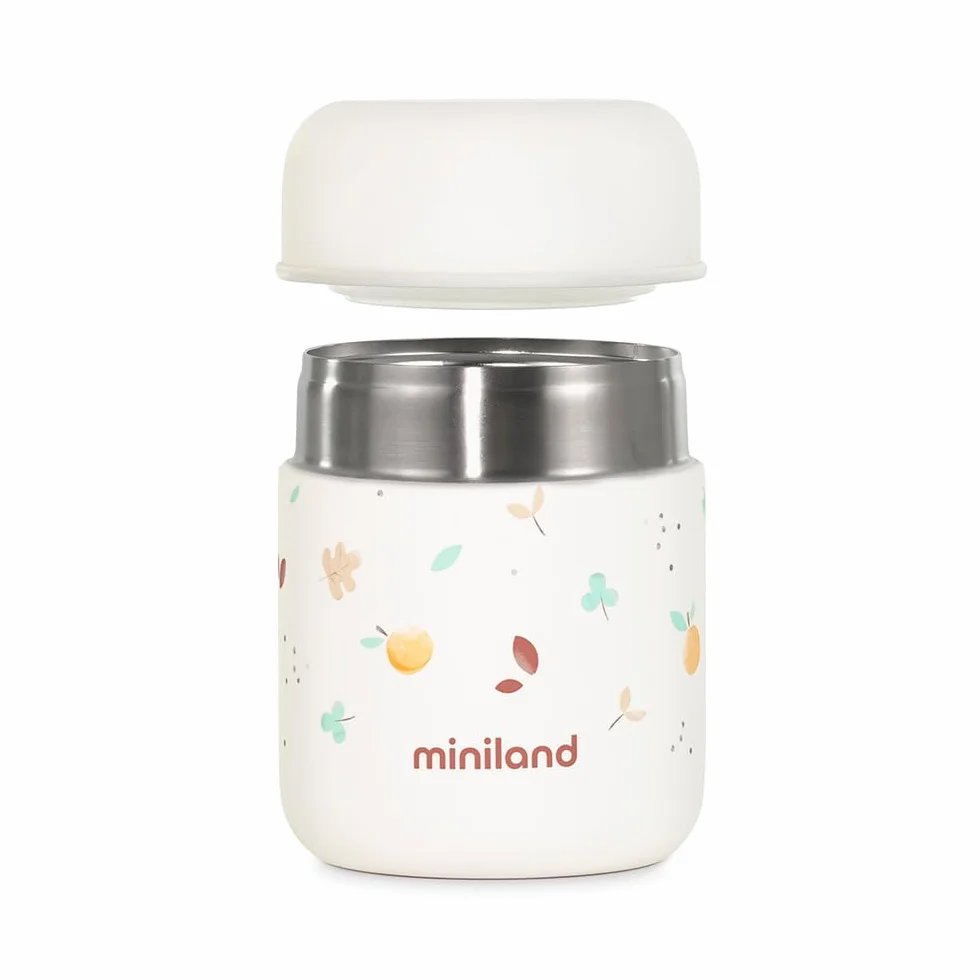 Miniland Thermos Mini Valencia 280ml – Thermos pour aliments bébé, double couche acier