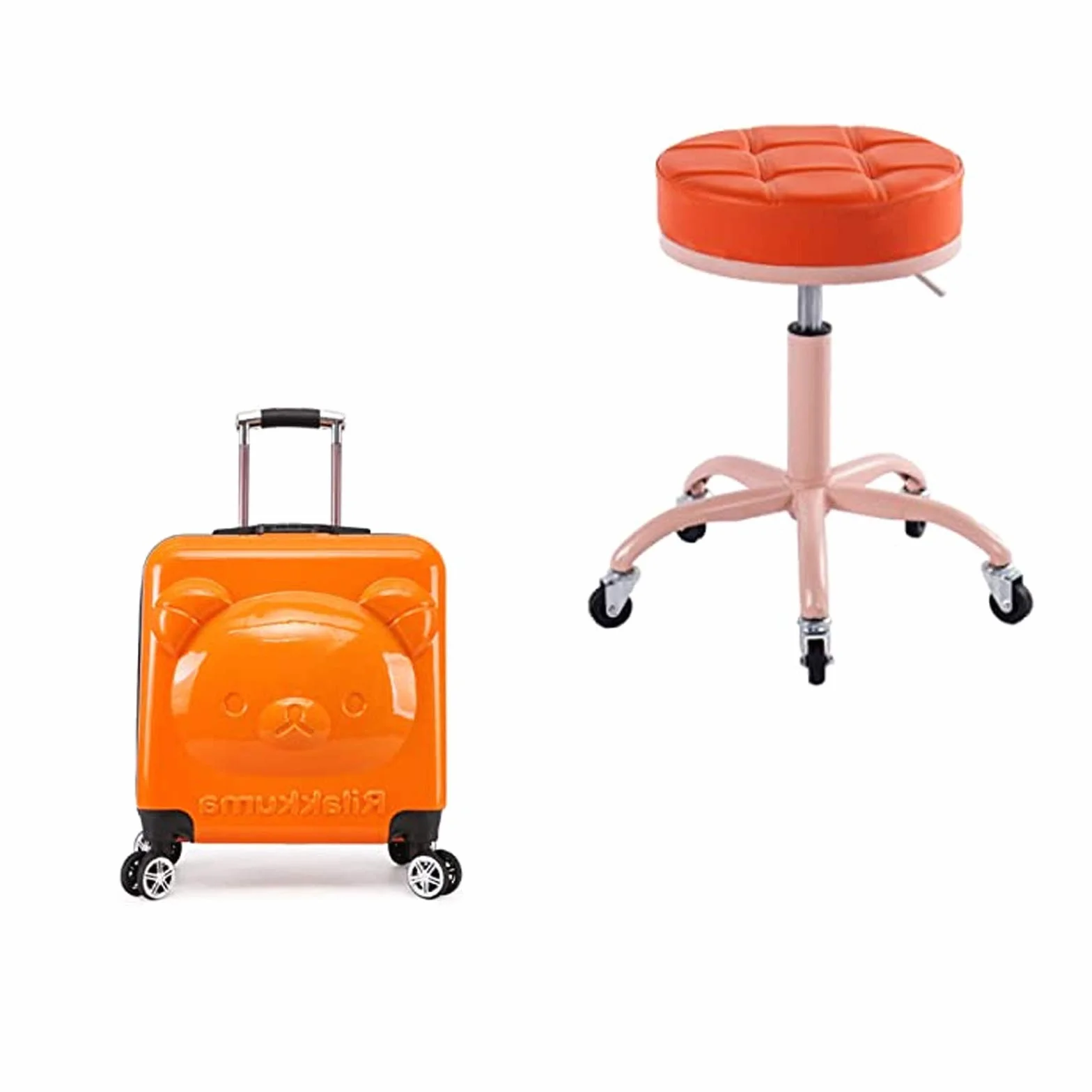 Roulettes Pivotantes avec Tige Filetée M6 M8 M10, Charge Lourde 30 kg, avec Frein, 5 Pièces