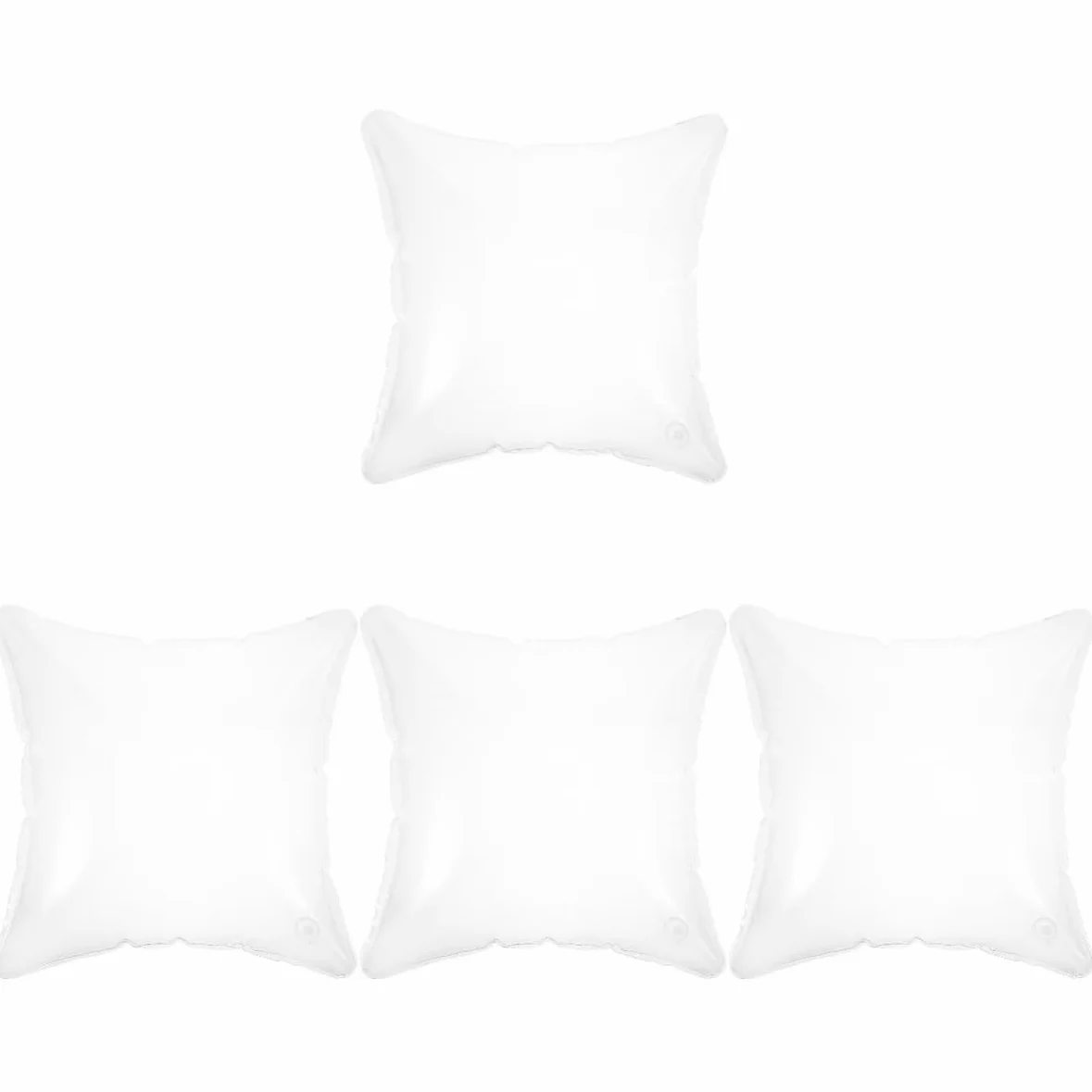ABOOFAN Lot De 4 Oreillers Gonflables pour Le Camping Coussins Portables Coussins Souples Et Robustes avec Noyau Rempli Dair