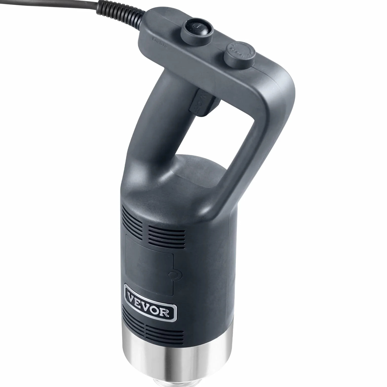 VEVOR Mixeur Plongeant 750 W Mélangeur à Main Immersion 855 mm Vitesse Variable Lame en Acier Inoxydable 304