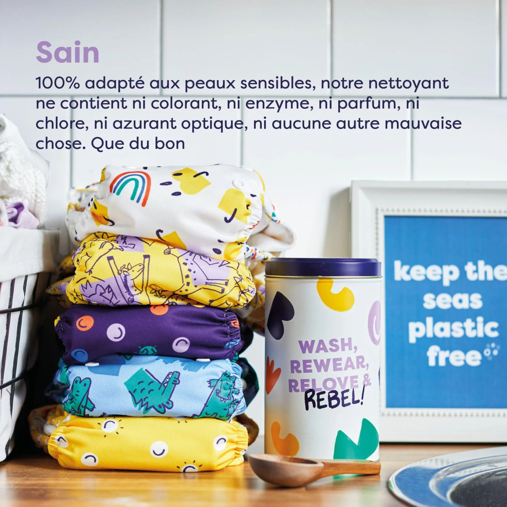 Bambino Mio MioFresh Antibactérien Désodorisant 750g Accessoires Couches Lavables