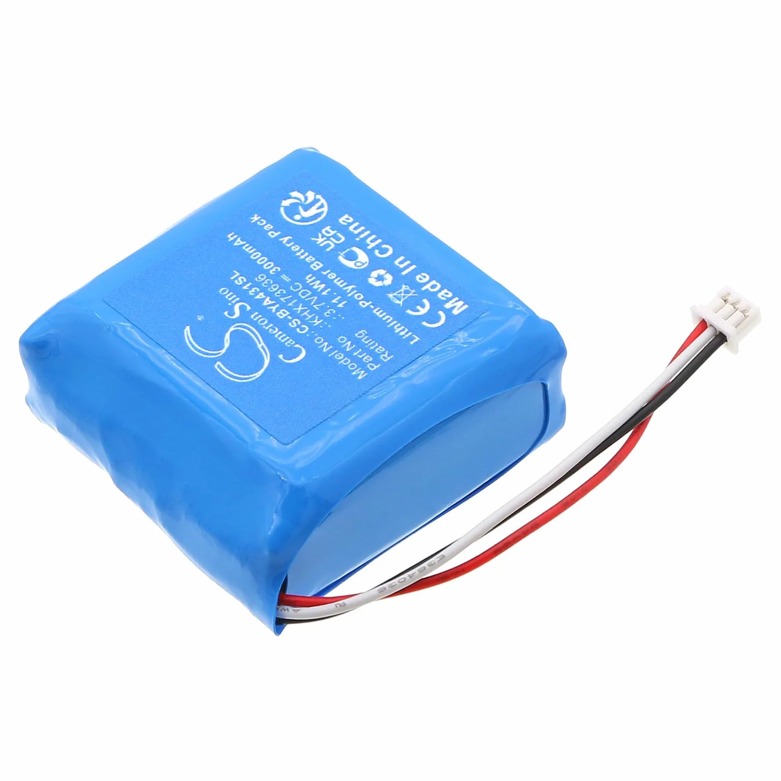TECHTEK Batterie 3000mAh Compatible Babymoov A014429 A014431 A014433 Babyphone Yoo Go+ HD Yoo Roll