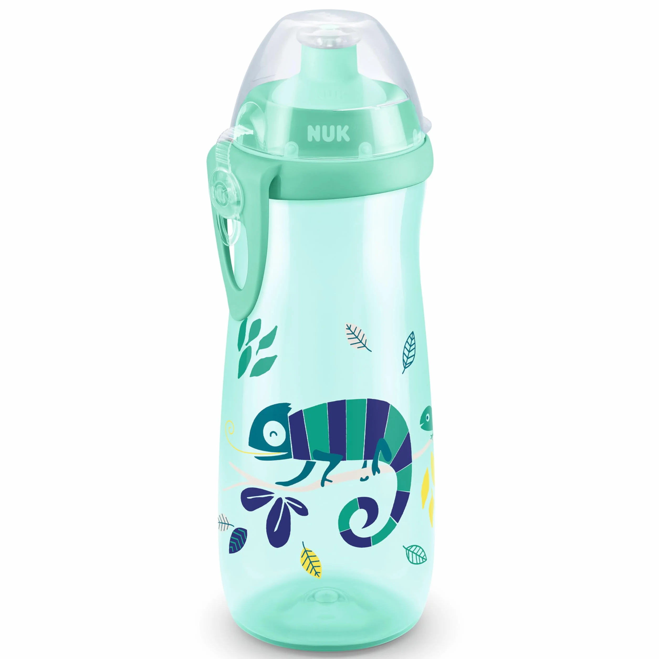 NUK Sports Cup Gobelet effet caméléon 450 ml enfant 36 mois bec verseur anti-fuites sans BPA vert