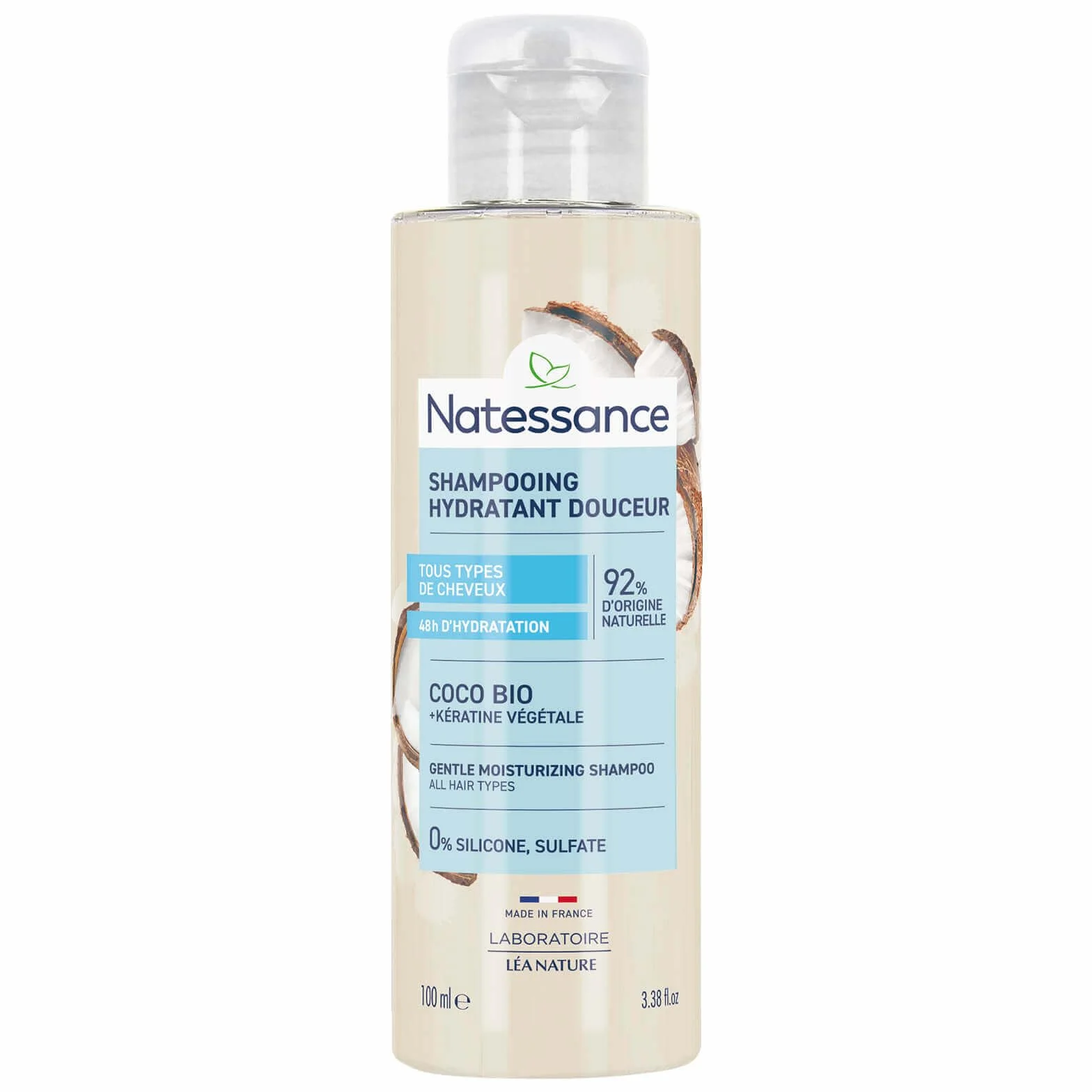 Natessance shampooing extra-doux coco 100ml