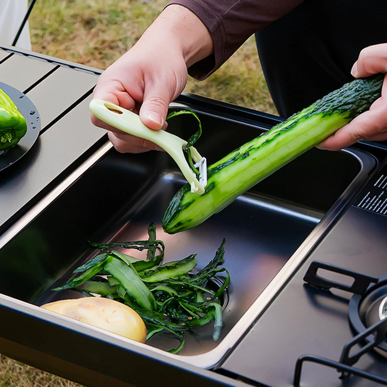 Évier de Camping Polyvalent, Cuve à Vaisselle, Bassine, Bac à Vaisselle | Évier camping portable Pour lessive, intérieur, jardin, camping, pêche, , barbecue