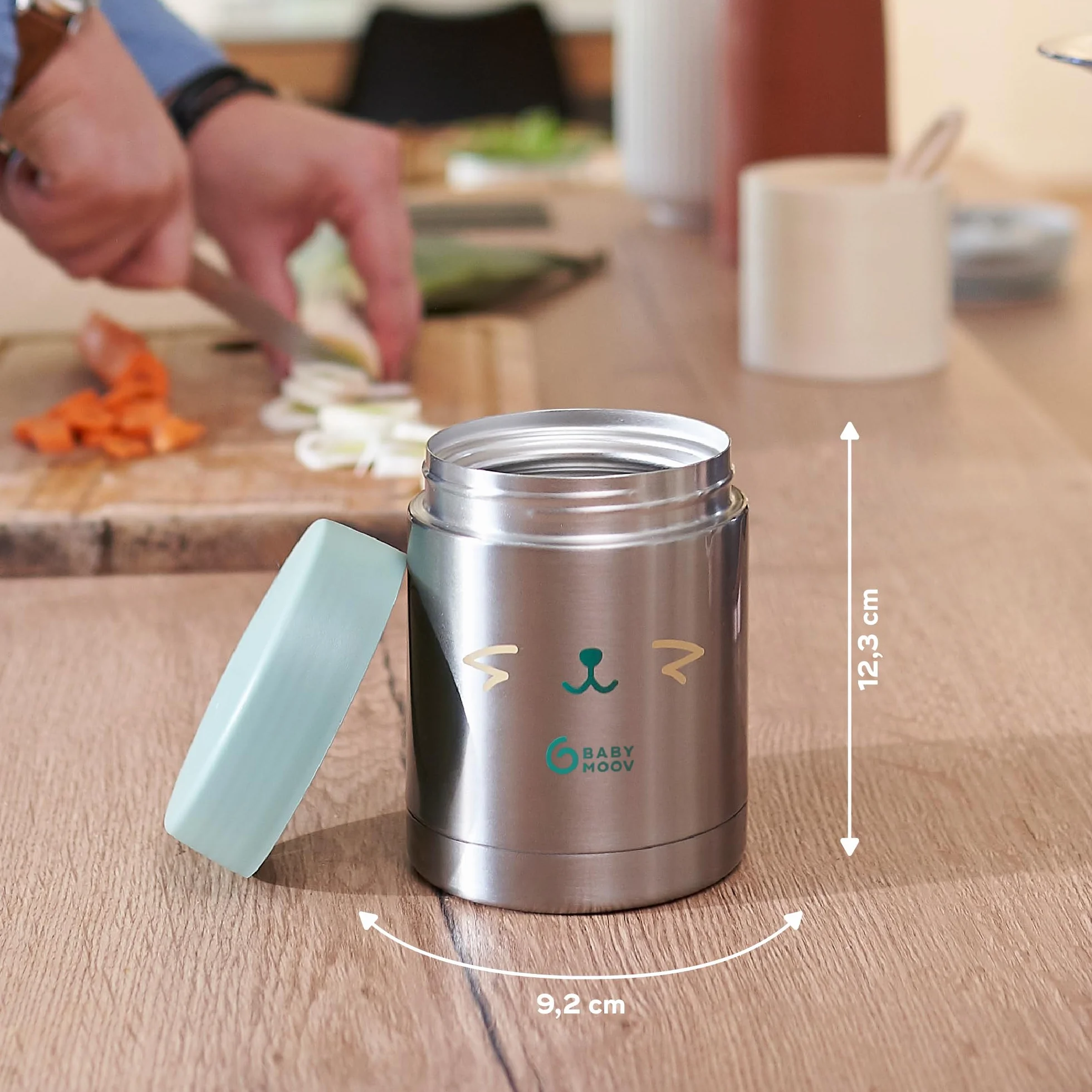 Babymoov Boîte isotherme EAT'S ISY 350ml double paroi Inox hermétique