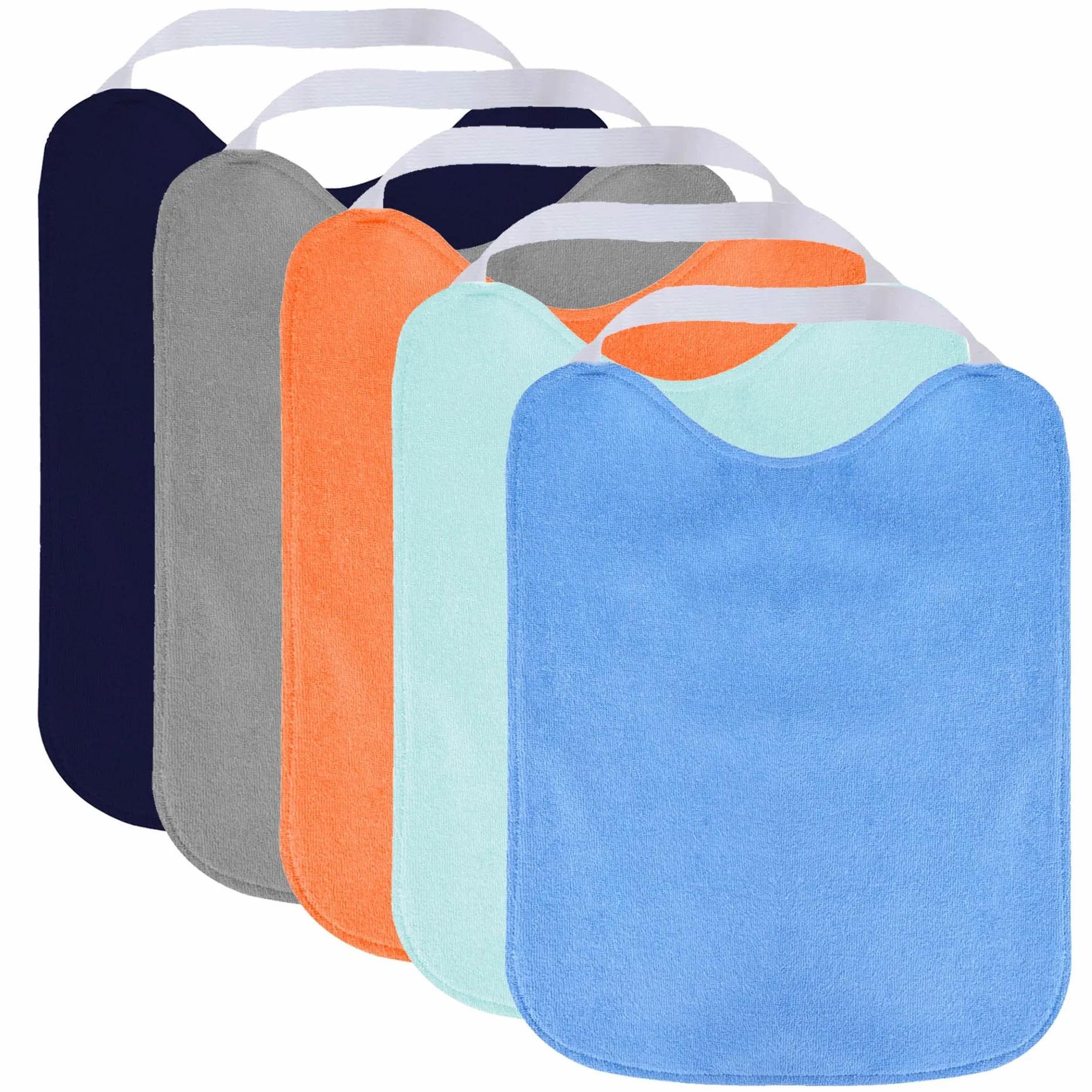 SLOSH Bavoir Imperméable Bébé Élastique Maternelle Lavable 0-3 ans
