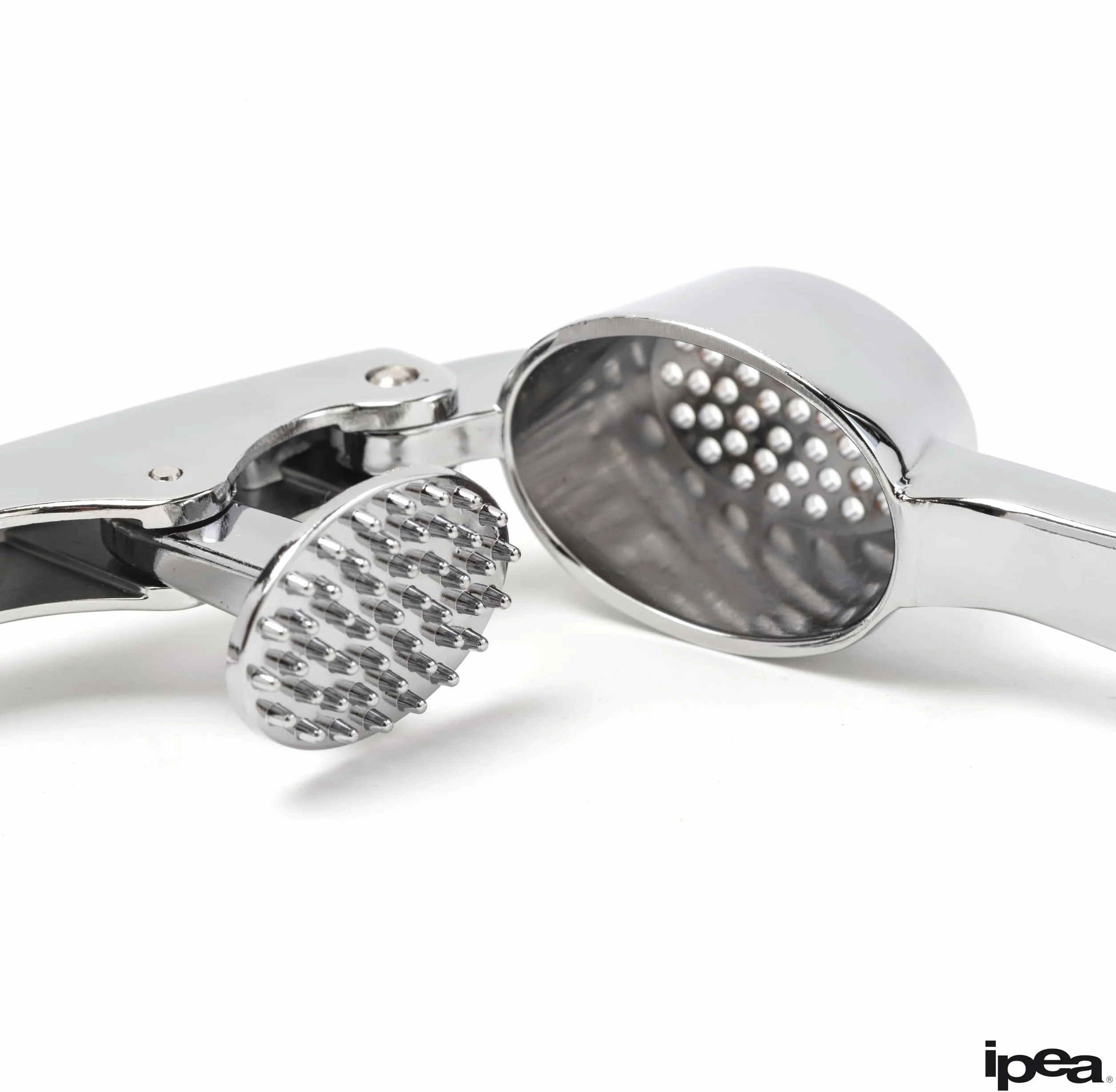 IPEA Presse-Ail en Acier Inoxydable pour Ail, Gingembre, Piment - Presse Ail Professionnel de Cuisine