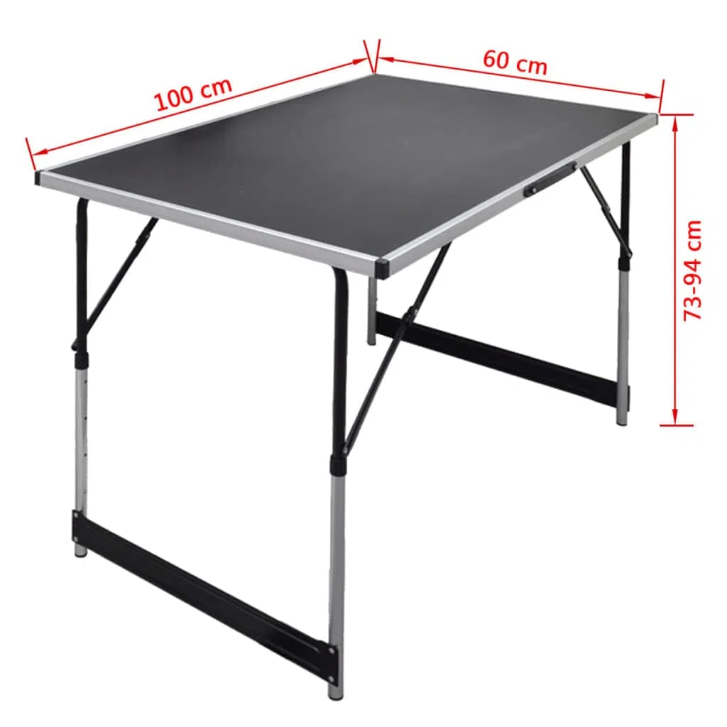 Lot de 3 tables à tapisser pliables et réglables en hauteur