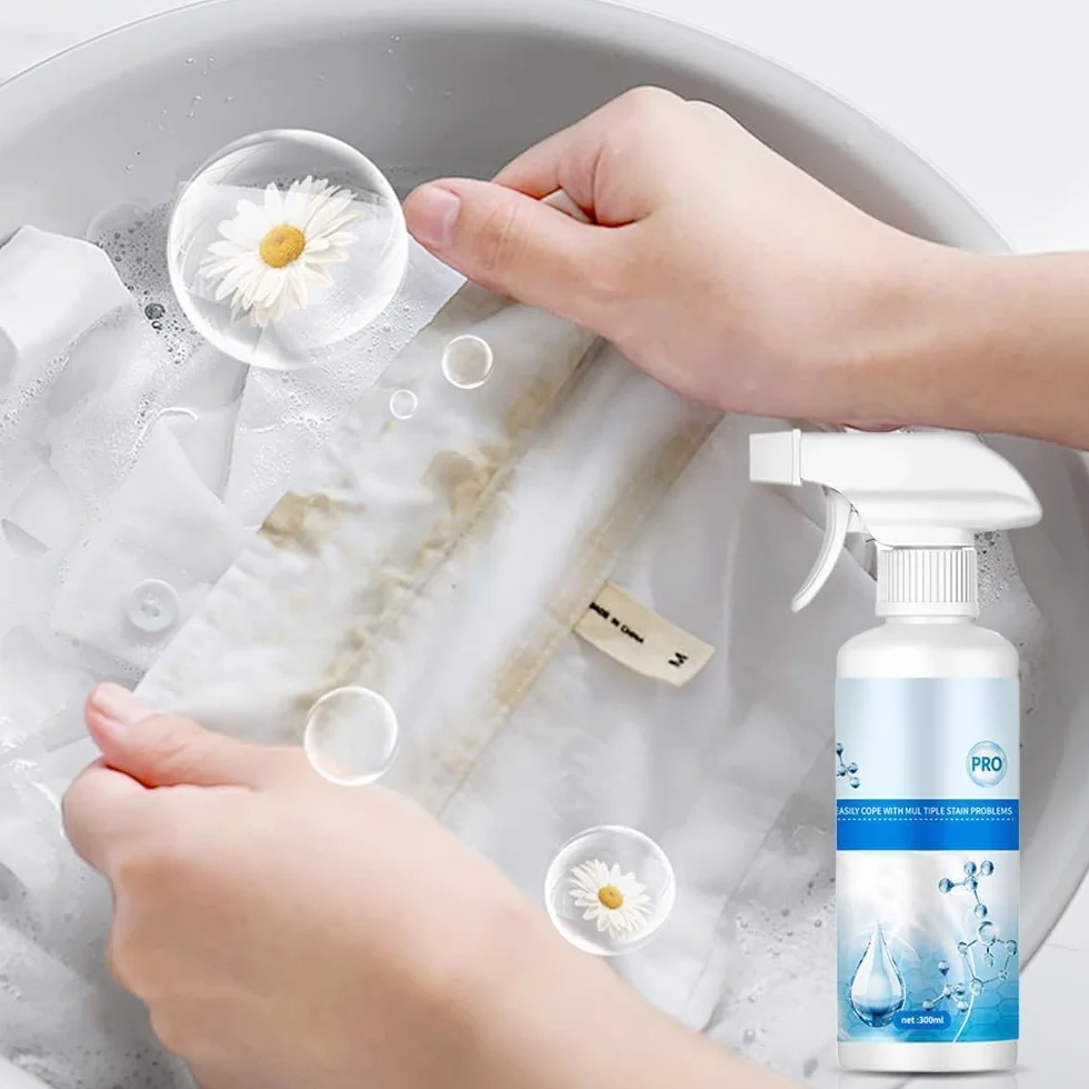 Showathay Remover Taches, 2025 Nouveaux Vêtements Déménagement, élimine Taches Noires, Sang, Huile, Vin (1)