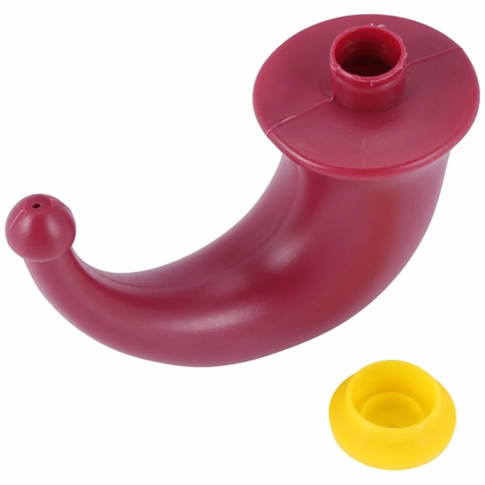 Lot de 2 Pots Neti pour Rinçage Nasal, 200 ML Irrigation Sinusale, Rhino Horn