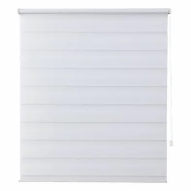 Store Enrouleur Jour/Nuit GoodHome Elin 2 Blanc cassé 120 x 180 cm