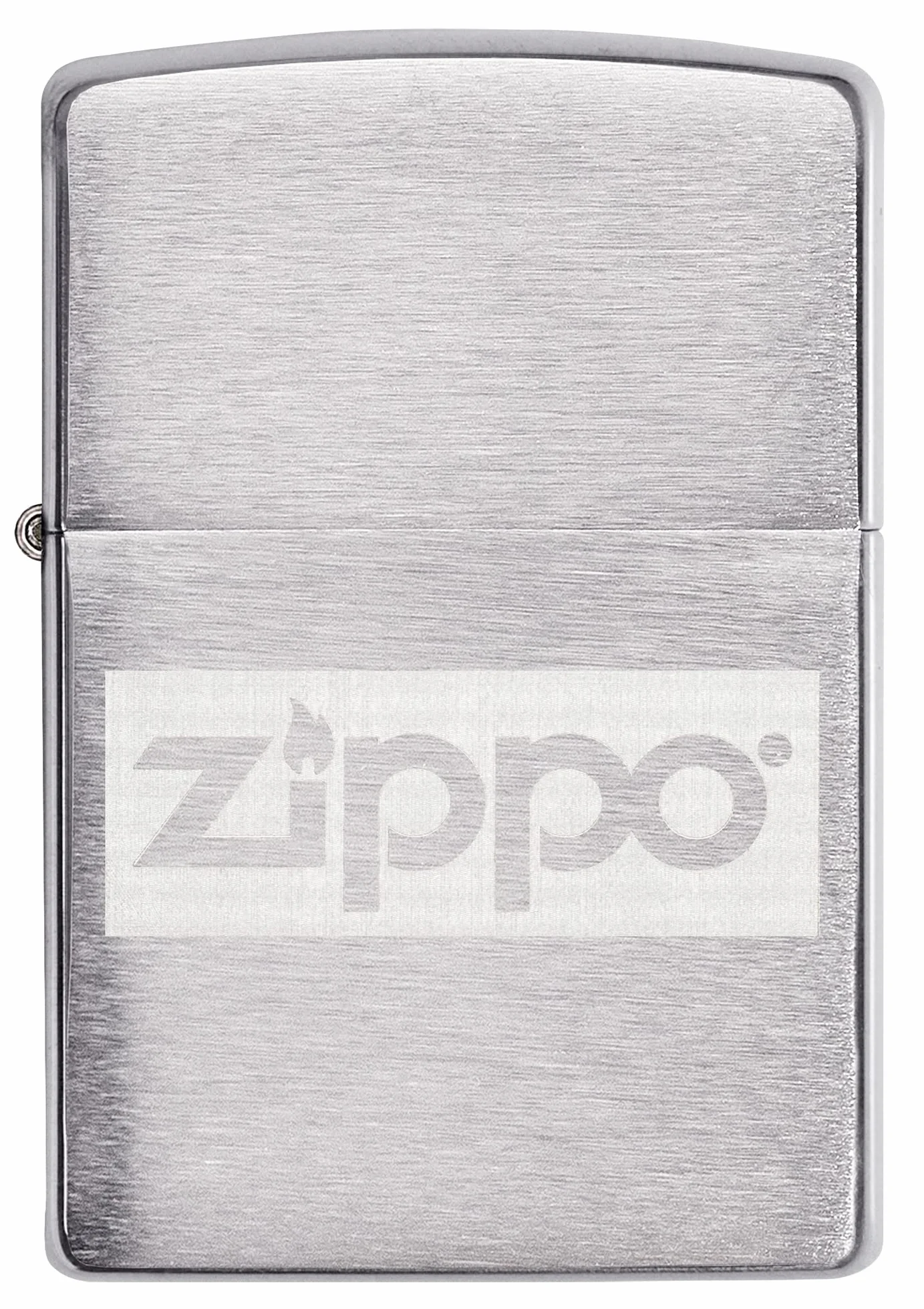 Zippo Briquet tempête et flasque Coffret Cadeau – Chrome brossé – Lustre – Rechargeable – Réutilisable – Résistant au Vent – Fabriqué aux États-Unis