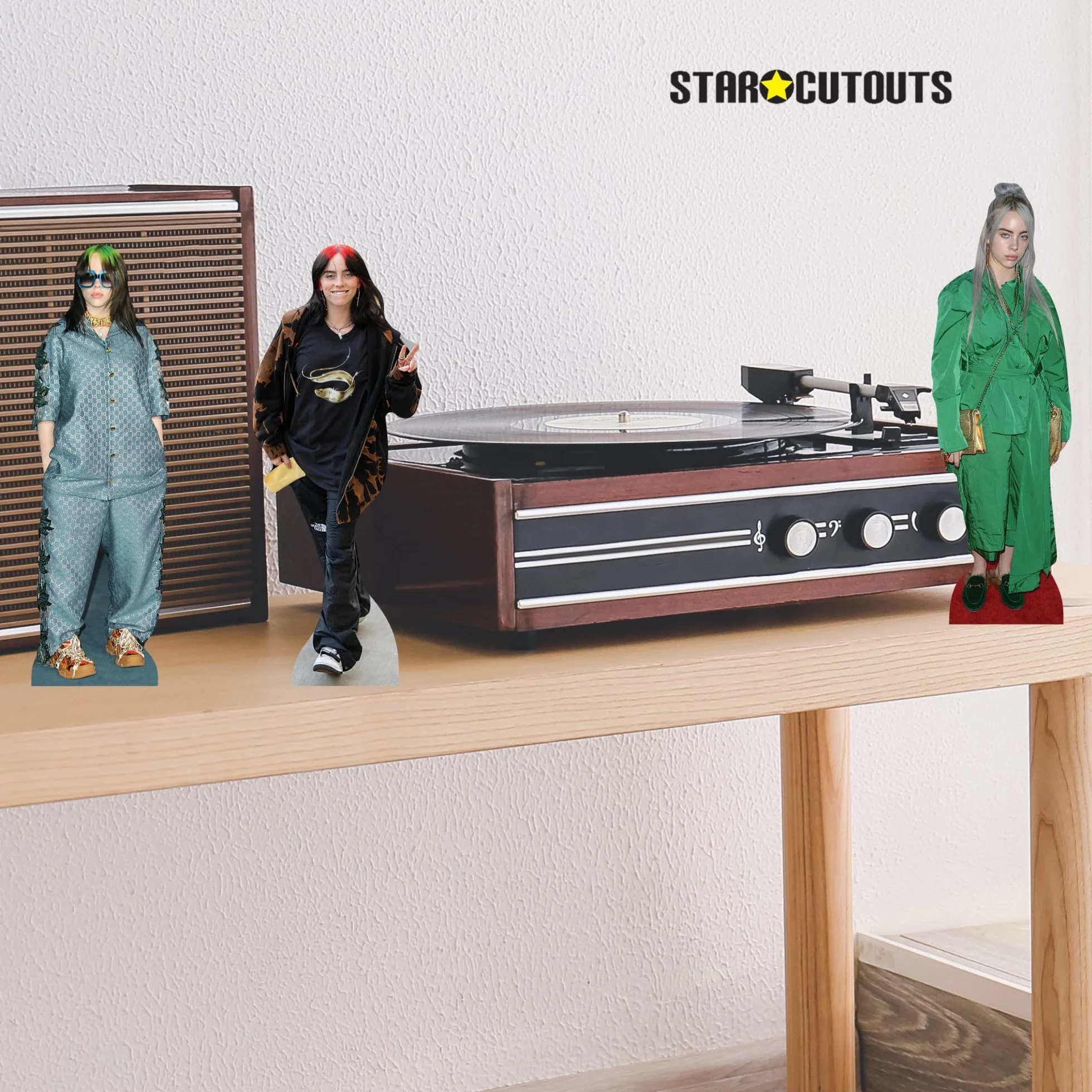 Billie Eilish Star Cutouts Découpes en Carton 31 cm