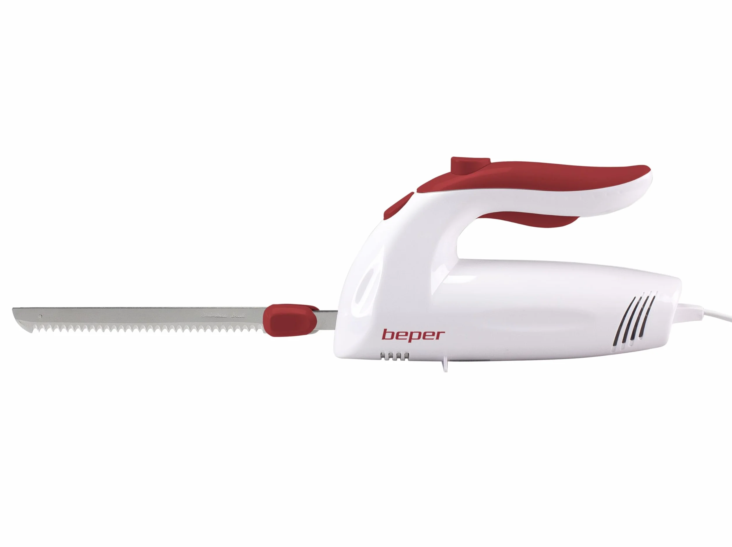 BEPER BP.790 Couteau de cuisine électrique 150W ABS Blanc Rouge