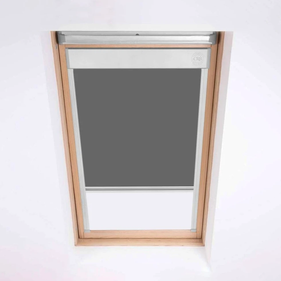 Rideau de puits de lumière Classic pour fenêtre de toit Optilight Rideau occultant code fenêtre 78/98 gris foncé