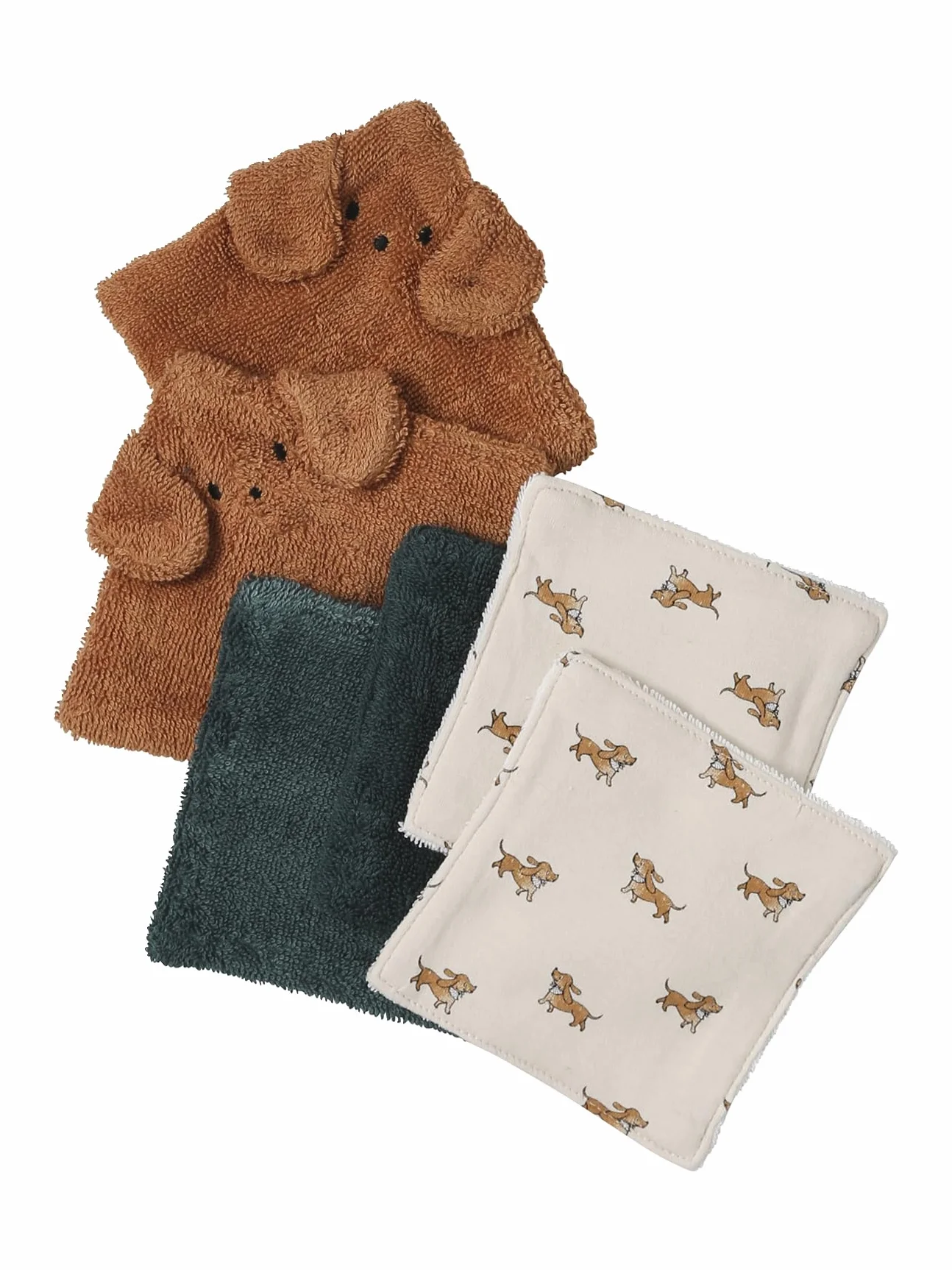 VERTBAUDET Lot de 6 lingettes lavables Achille