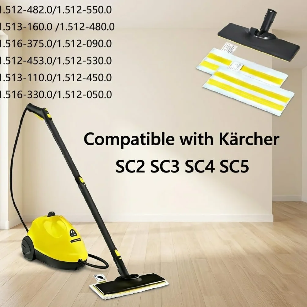 Accessoires de remplacement Kärcher SC2 SC3 SC4 SC5 Suceur de Sol pour Nettoyeur Vapeur