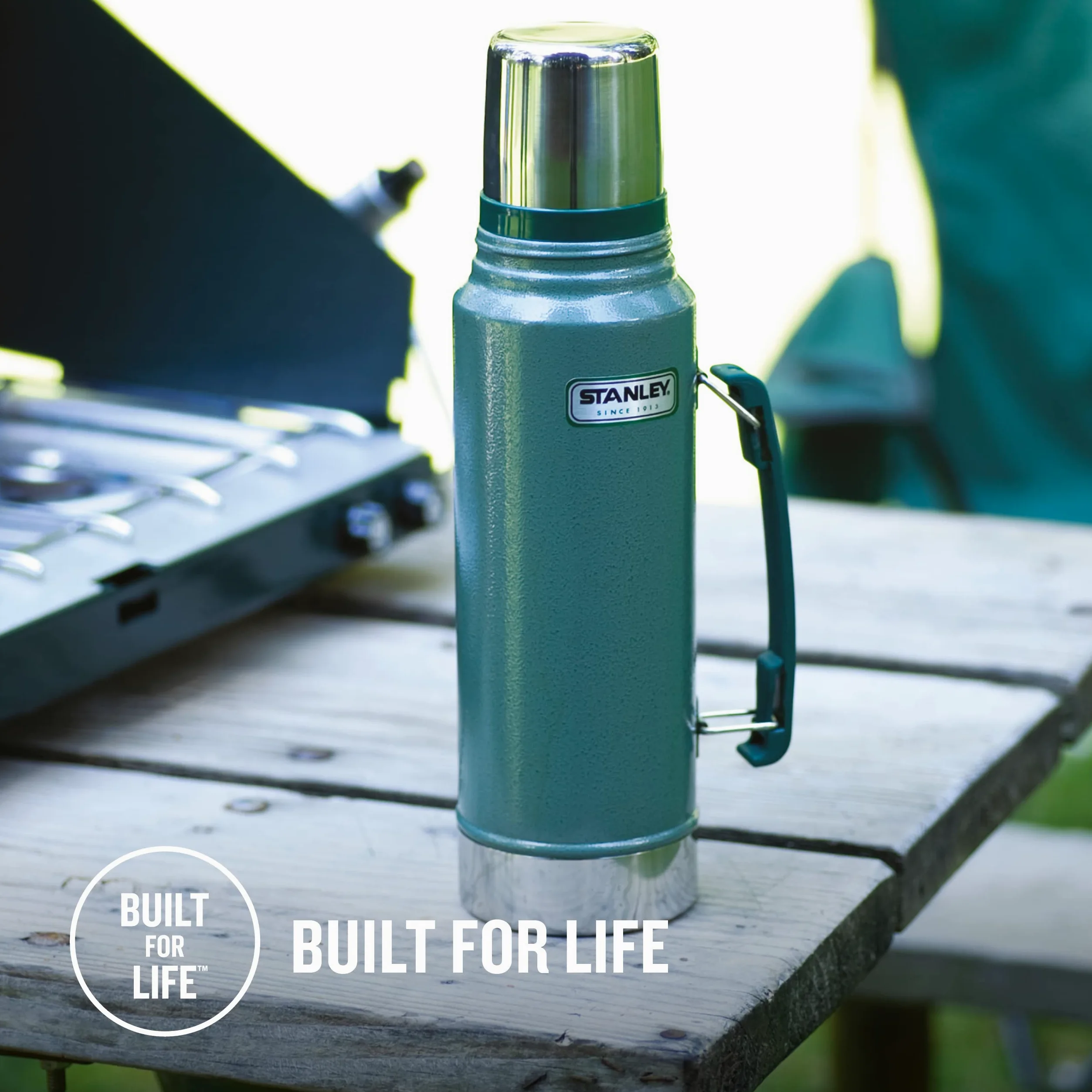 Stanley 1913 Classic Legendary Thermos 1L - Hammertone Green