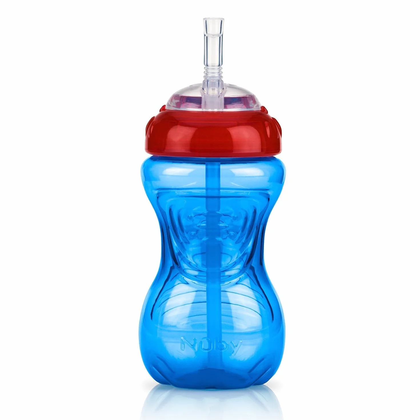 Nuby Tasse anti-fuite avec Paille Flexible 300ml 3 pack 12+ Mois