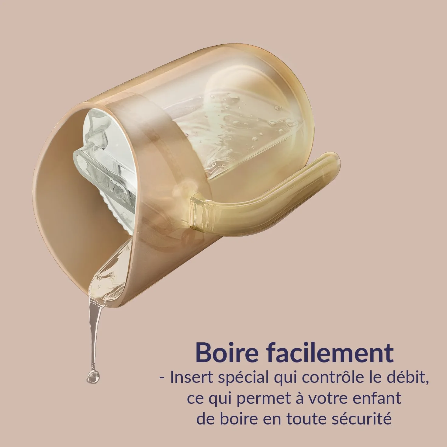 Difrax LOVI Genius Tasse d’Apprentissage Bébé 150 ml Débit Lent Vert