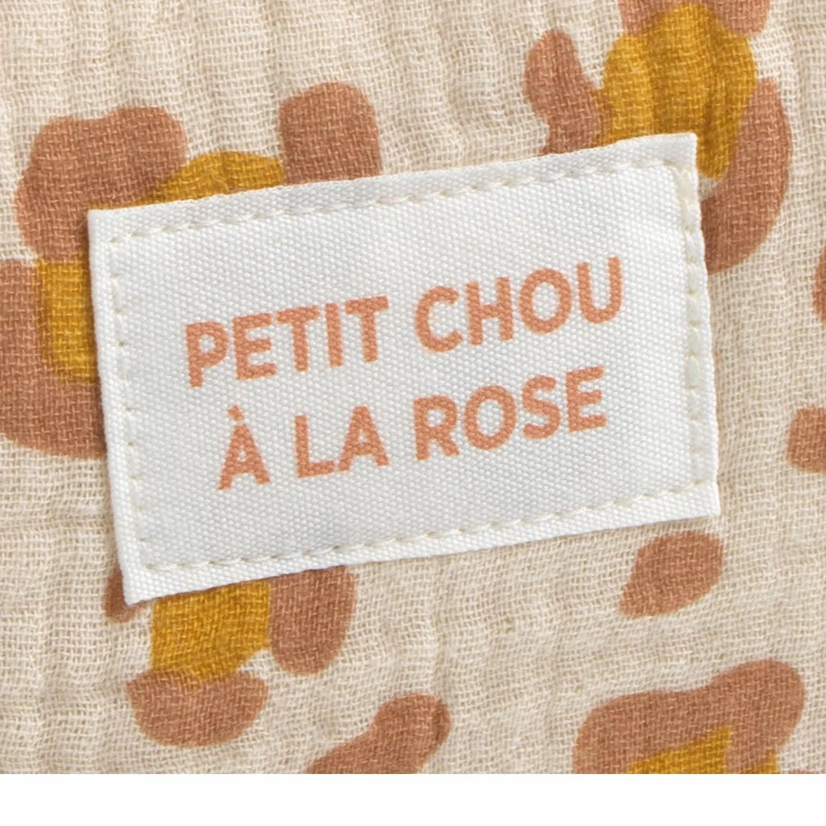 Trousse de Toilette en Gaze de Coton imprimé Léopard
