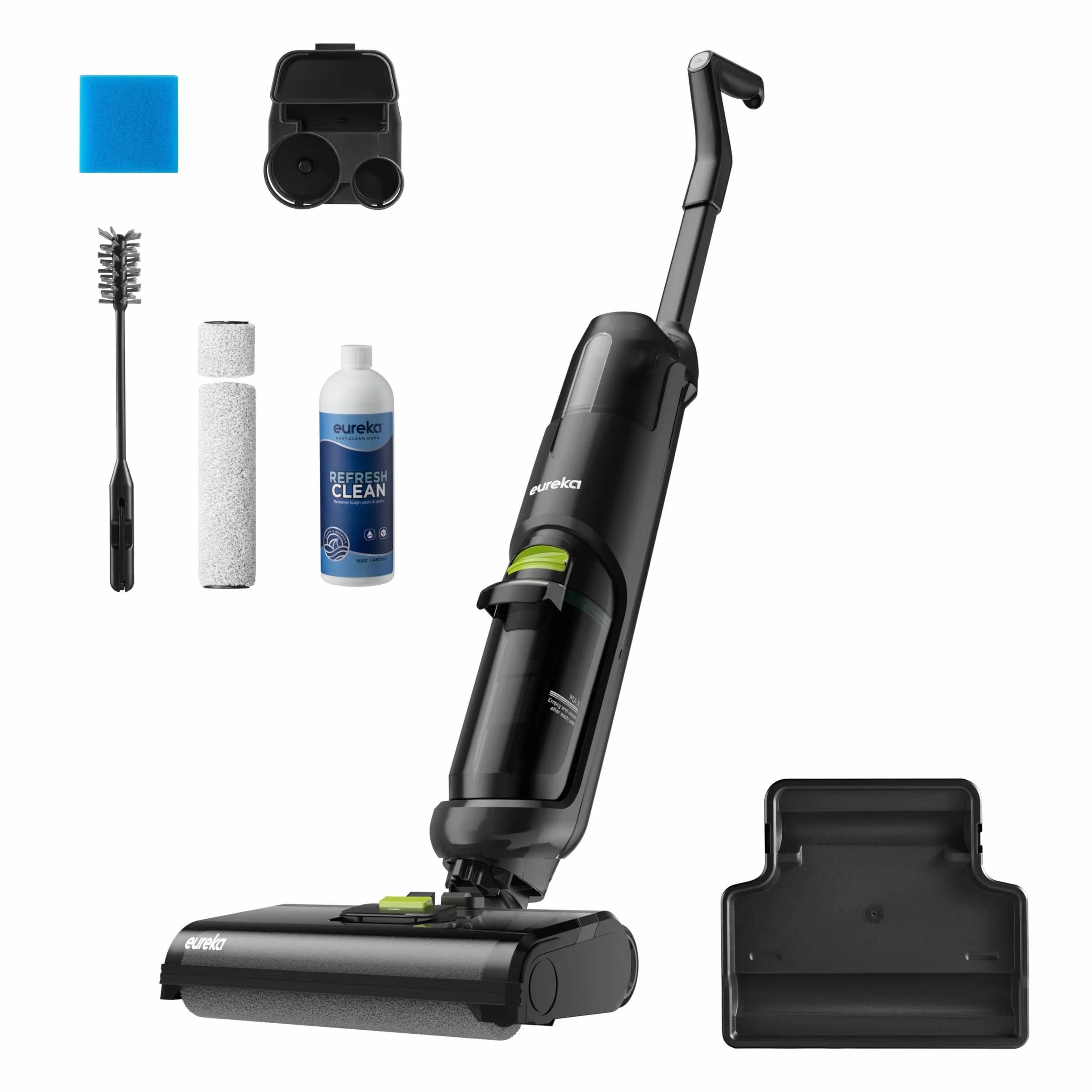 Eureka NEW400 Aspirateur Laveur sans Fil Sols Durs Sec Humide Autonettoyant Longue Autonomie
