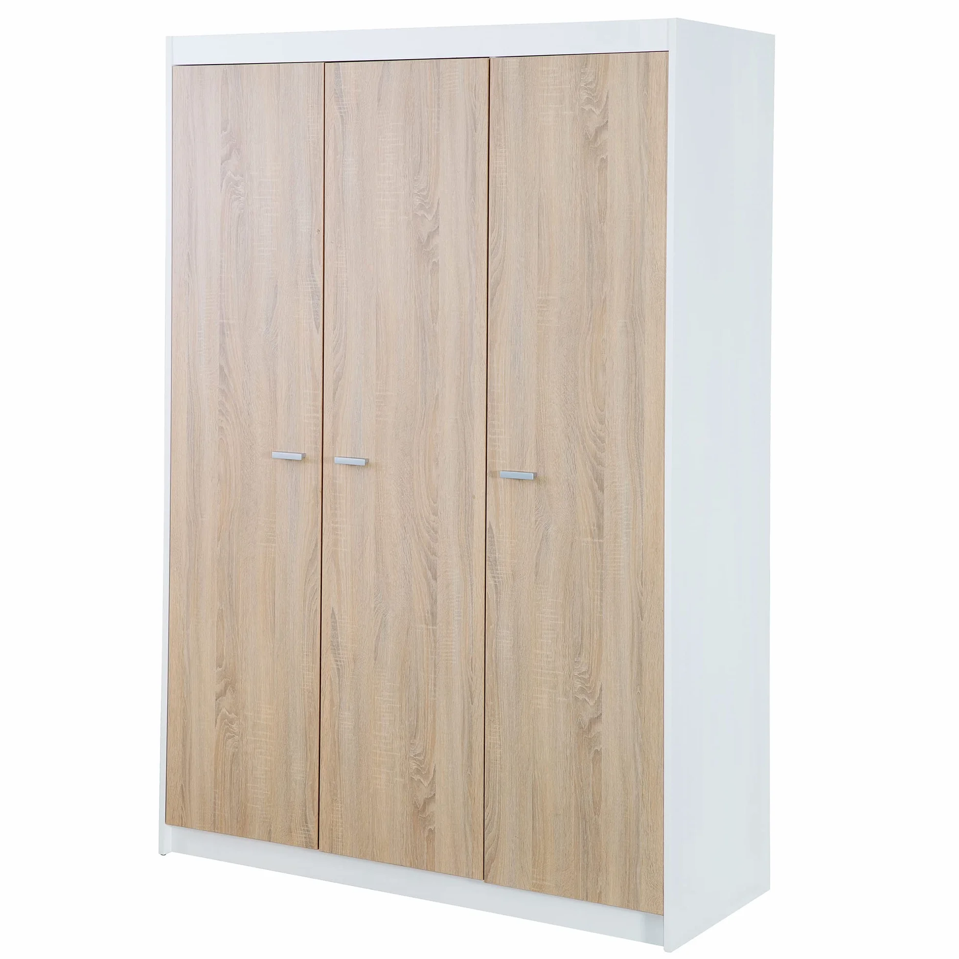 roba Gabriella Chambre Bébé Complète Lit Évolutif 70x140 cm Commode à Langer Armoire 3 Portes Blanc Décor Bois