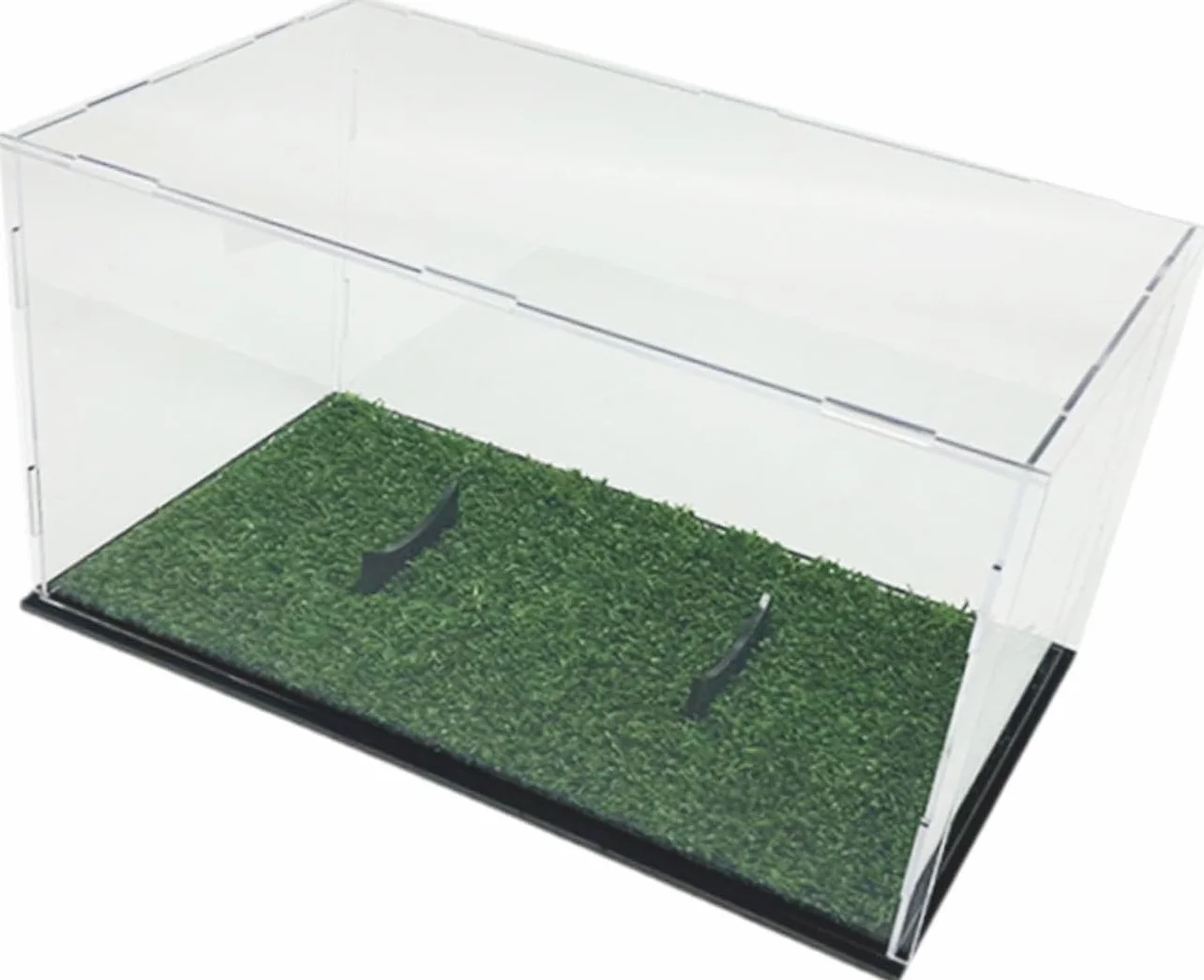 Vitrine en acrylique transparent pour ballon de rugby 31,8 x 18 x 19 cm boîte de rangement