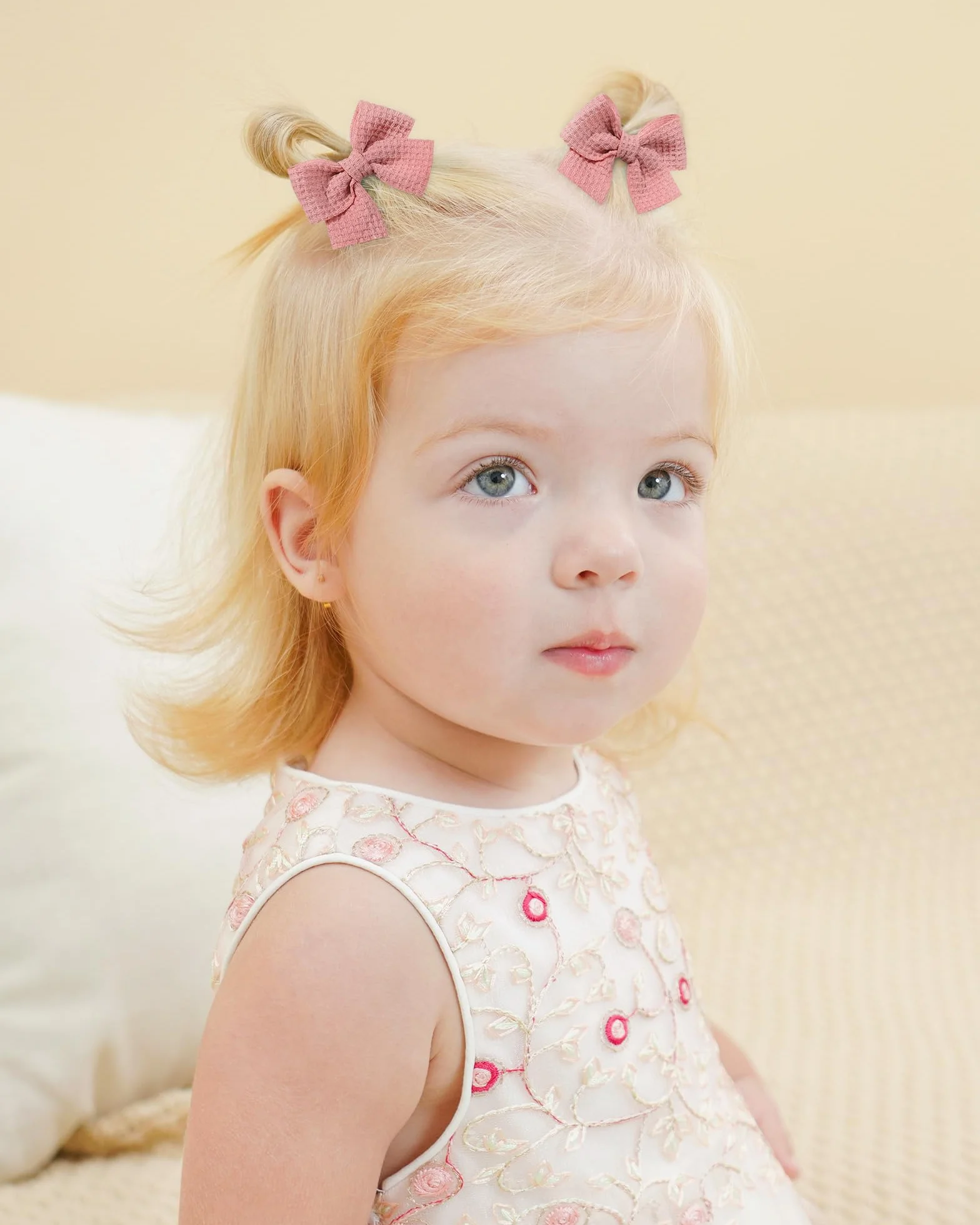 Jollybows 20 Pièces Barrette Cheveux Fille, Pince Crocodile Accessoires Enfant 5 cm