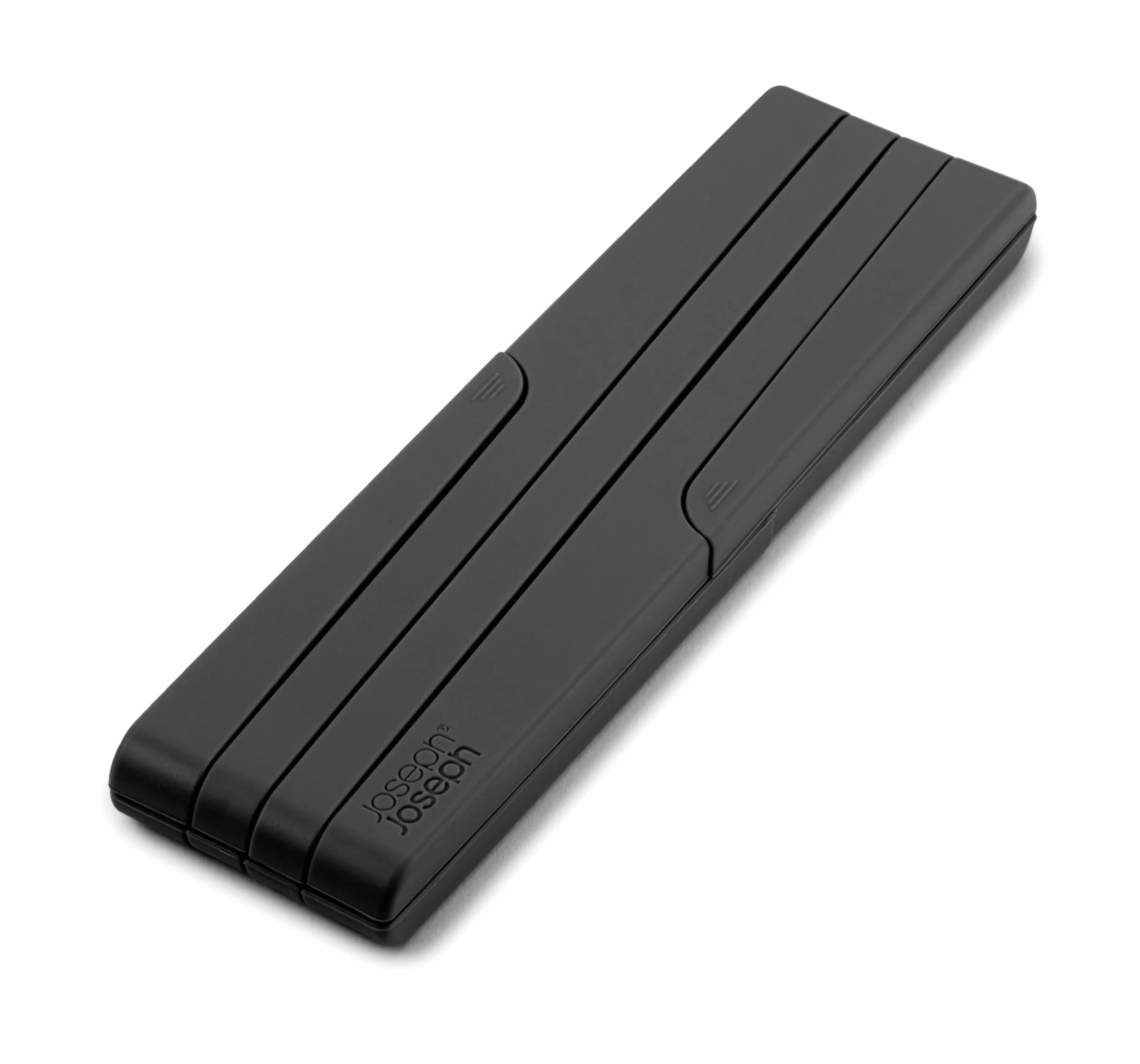 Joseph Joseph support antidérapant extensible en silicone pour casseroles et poêles, tapis résistant à la chaleur plan de travail cuisine Noir