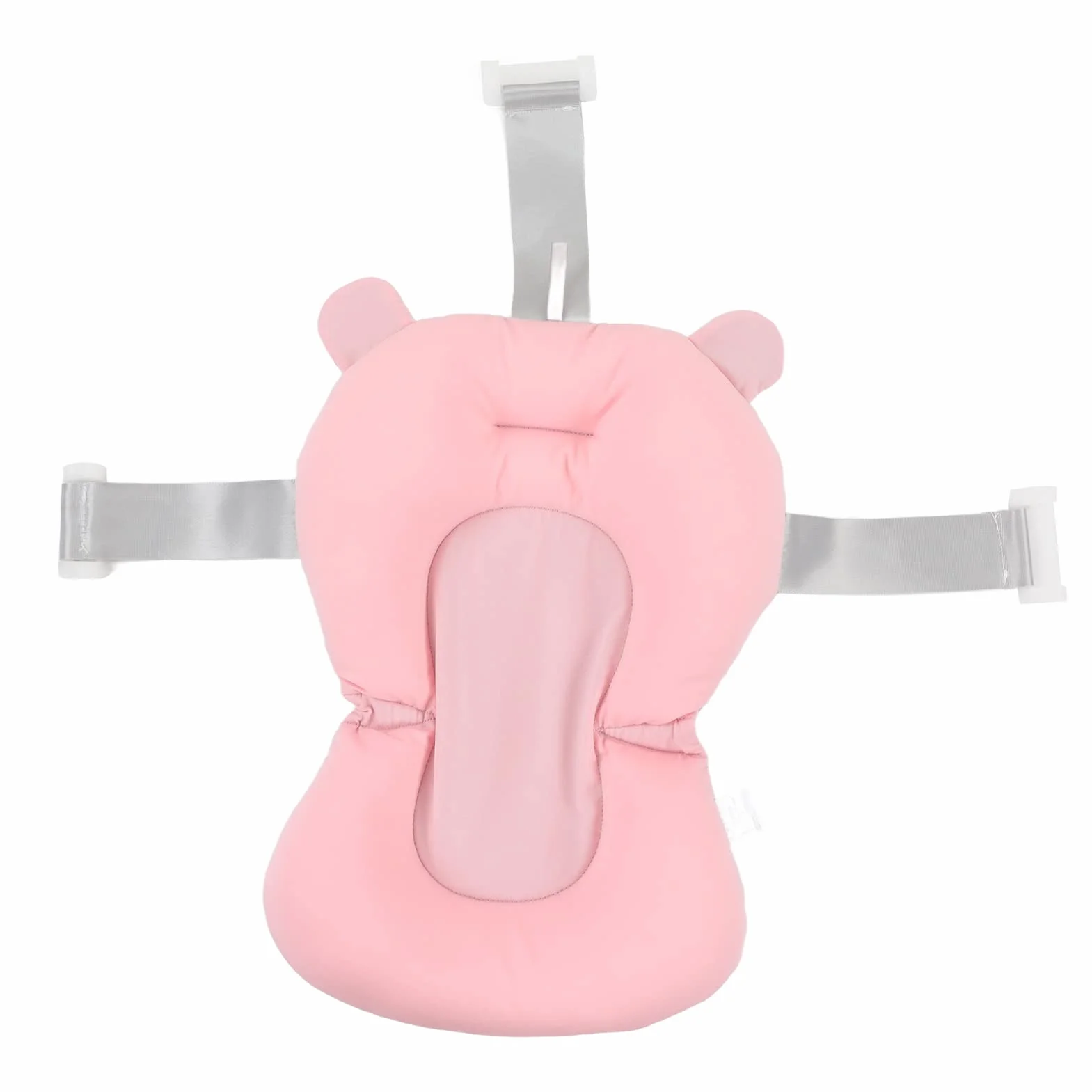 Coussin de Siège de Bain pour Bébé Nouveau-Né Ours Rose