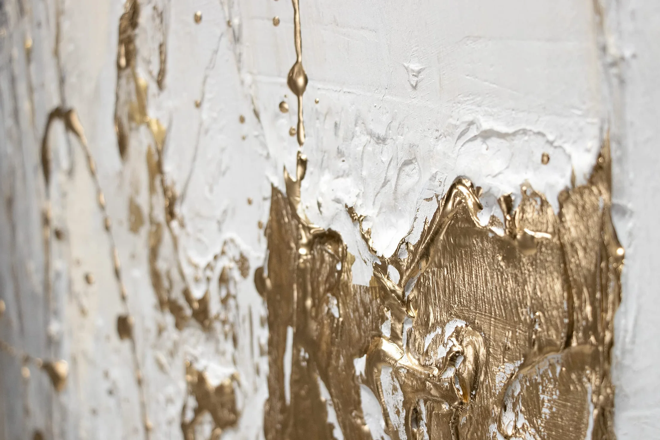 Tableau peinture moderne "Fantasi" 100×100cm Art mural peint à la main décoration intérieure
