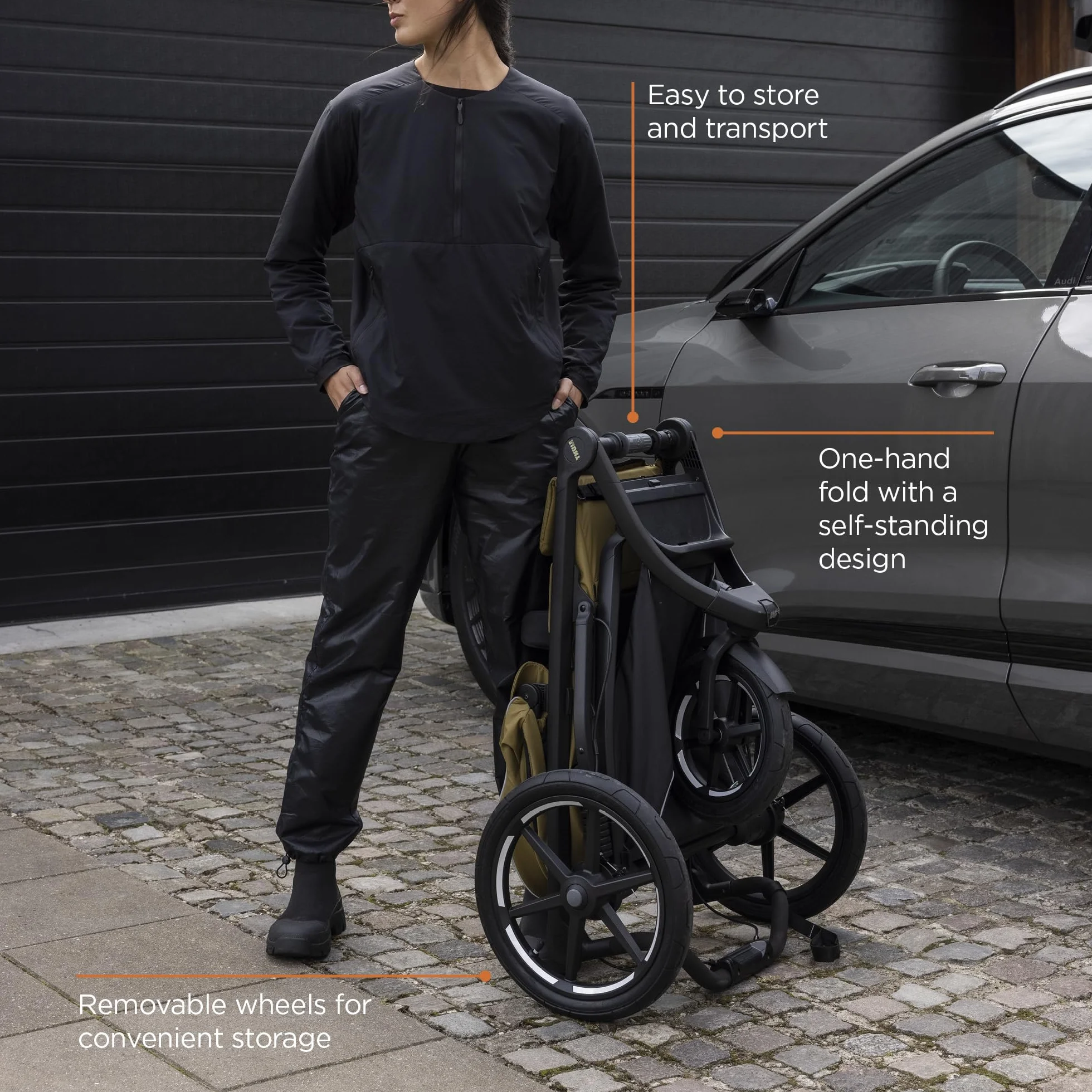 Thule Urban Glide 3 Poussette Tout-terrain Black on black