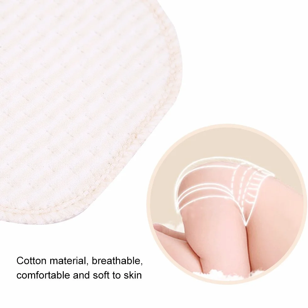 Insert de couche en tissu 10 pièces doublures en coton respirant couches réutilisables pour bébés