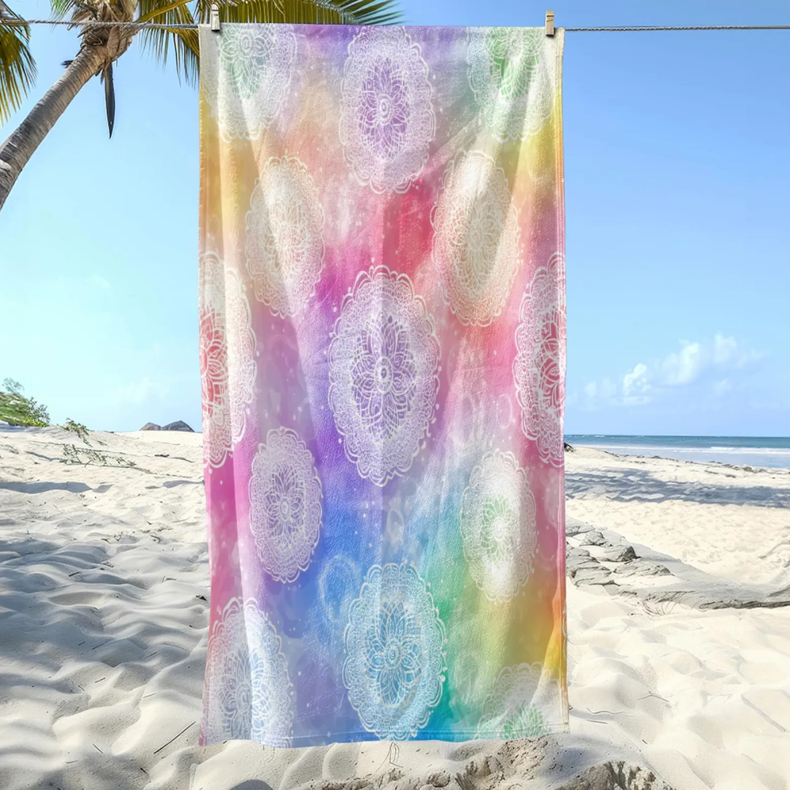 Serviette de Plage Violet Or Rose Drap de Plage Anti Sable Portable Serviette de Bain XXL Piscine Toilette Sport Microfibre Ultraléger Towel Absorbant Séchage Rapide 200x200cm