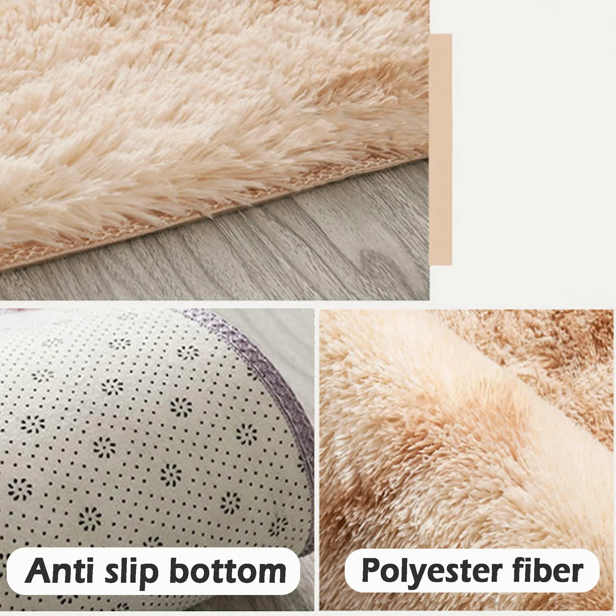 Tapis de salon, grande taille et doux pour chambre à coucher avec revers antidérapant durable, tapis de sol pour chambre d'enfant, de bébé, cuisine, salon, chambre à coucher, 200 x 250 cm
