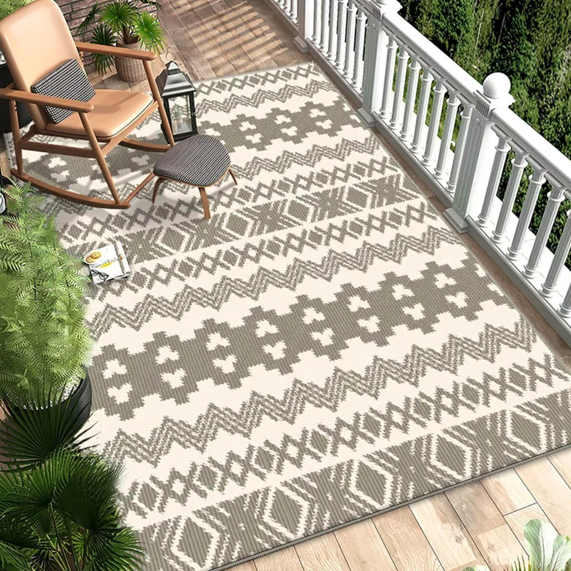 Tapis Lavable Terrasse Style Moderne 80X120CM