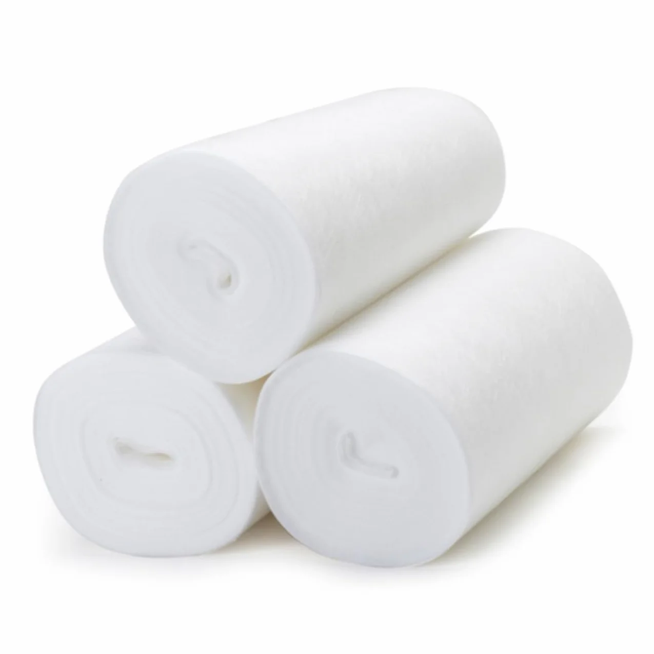 Toyvian Protège-Couches Jetables Biodégradables pour Bébé 3 Rouleaux 200 Feuilles Doublures Blanches en Tissu Non Tissé