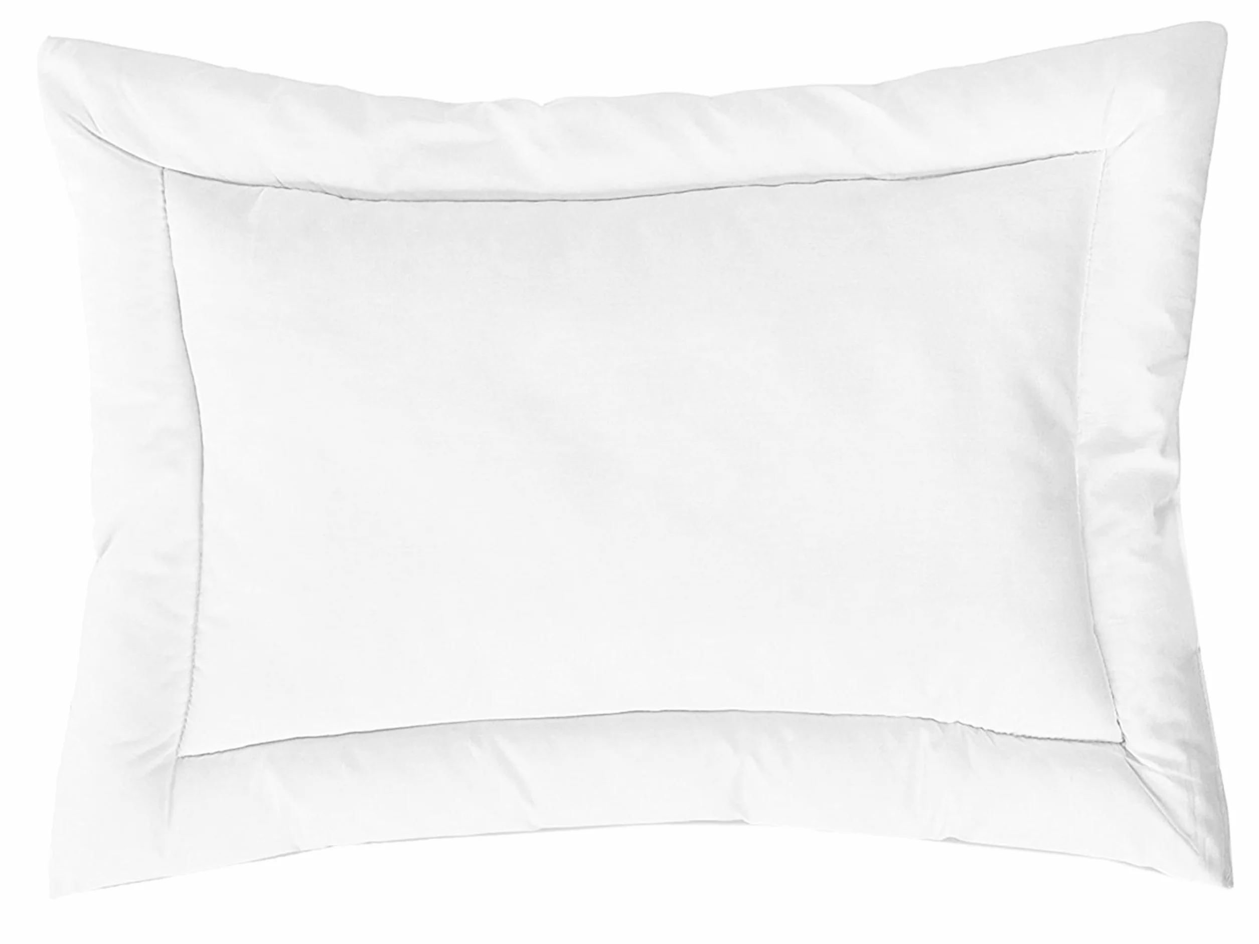 ZOLLNER Oreiller Plat 40x60 cm Lavable à 95°C Tissu mélangé Qualité Hôtelière