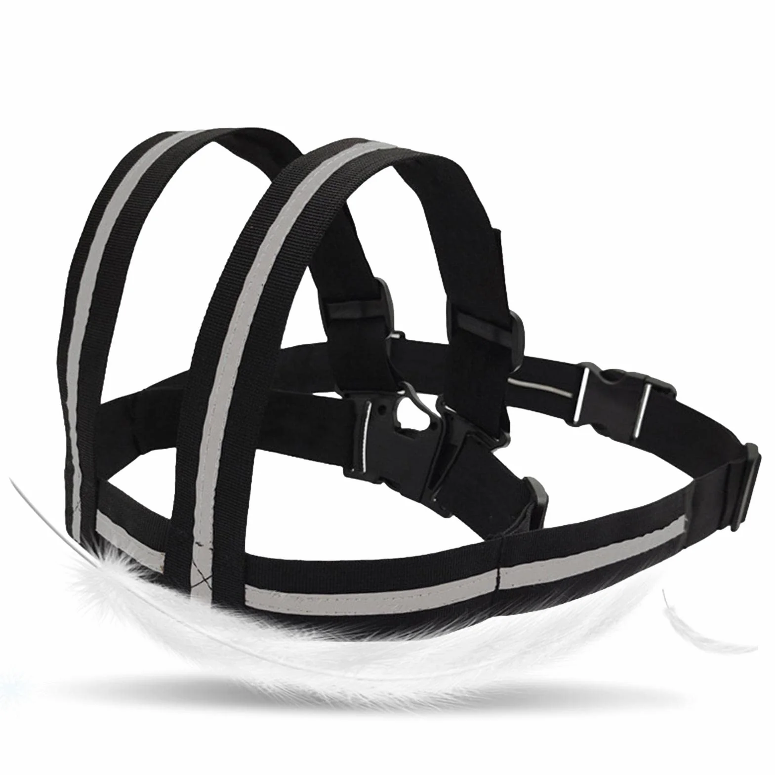 Ceinture sécurité réglable pour Moto Enfant avec poignées réfléchissantes